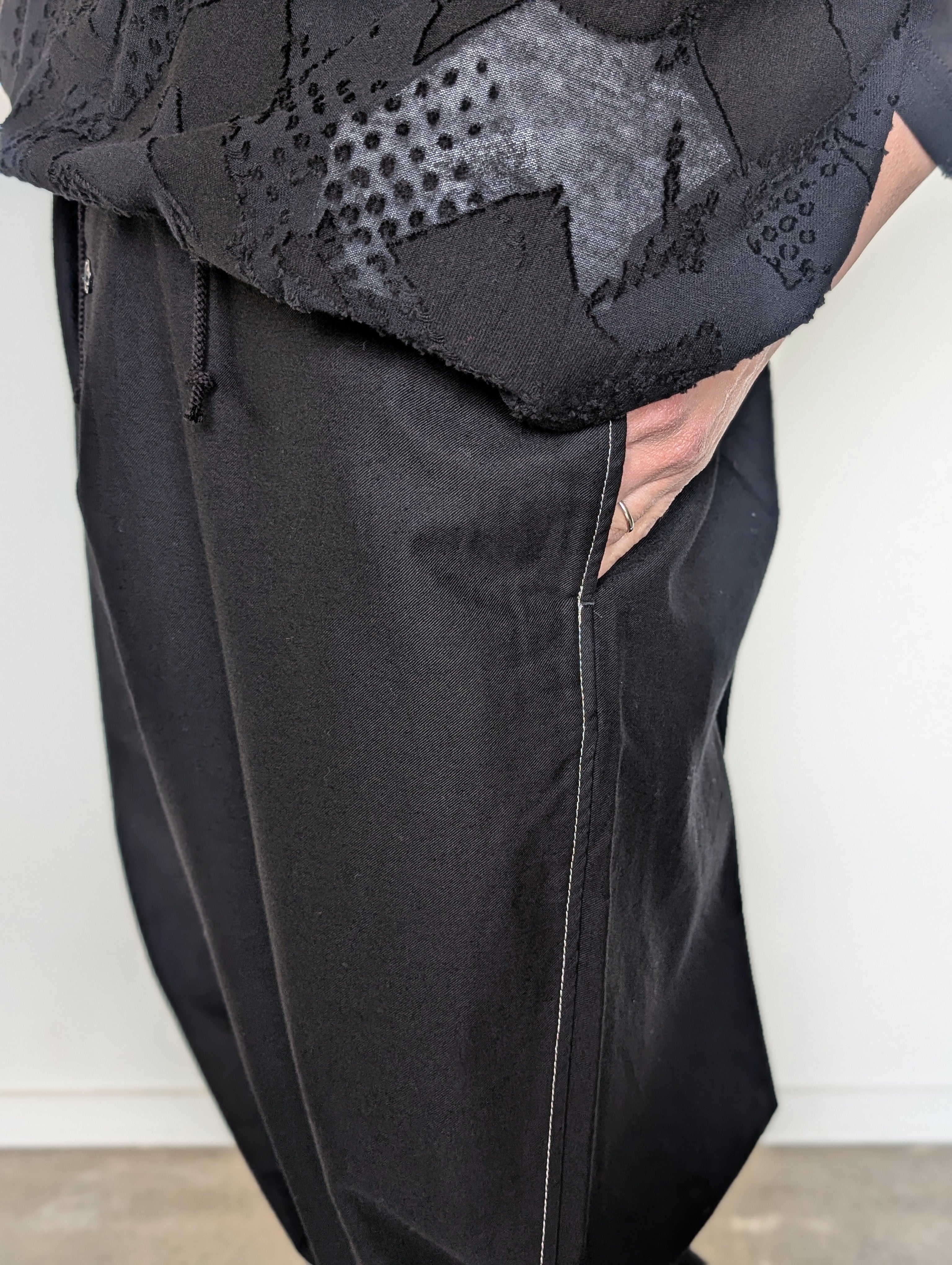 Y's COTTON TWILL Y'S STITCH STRING SAROUEL