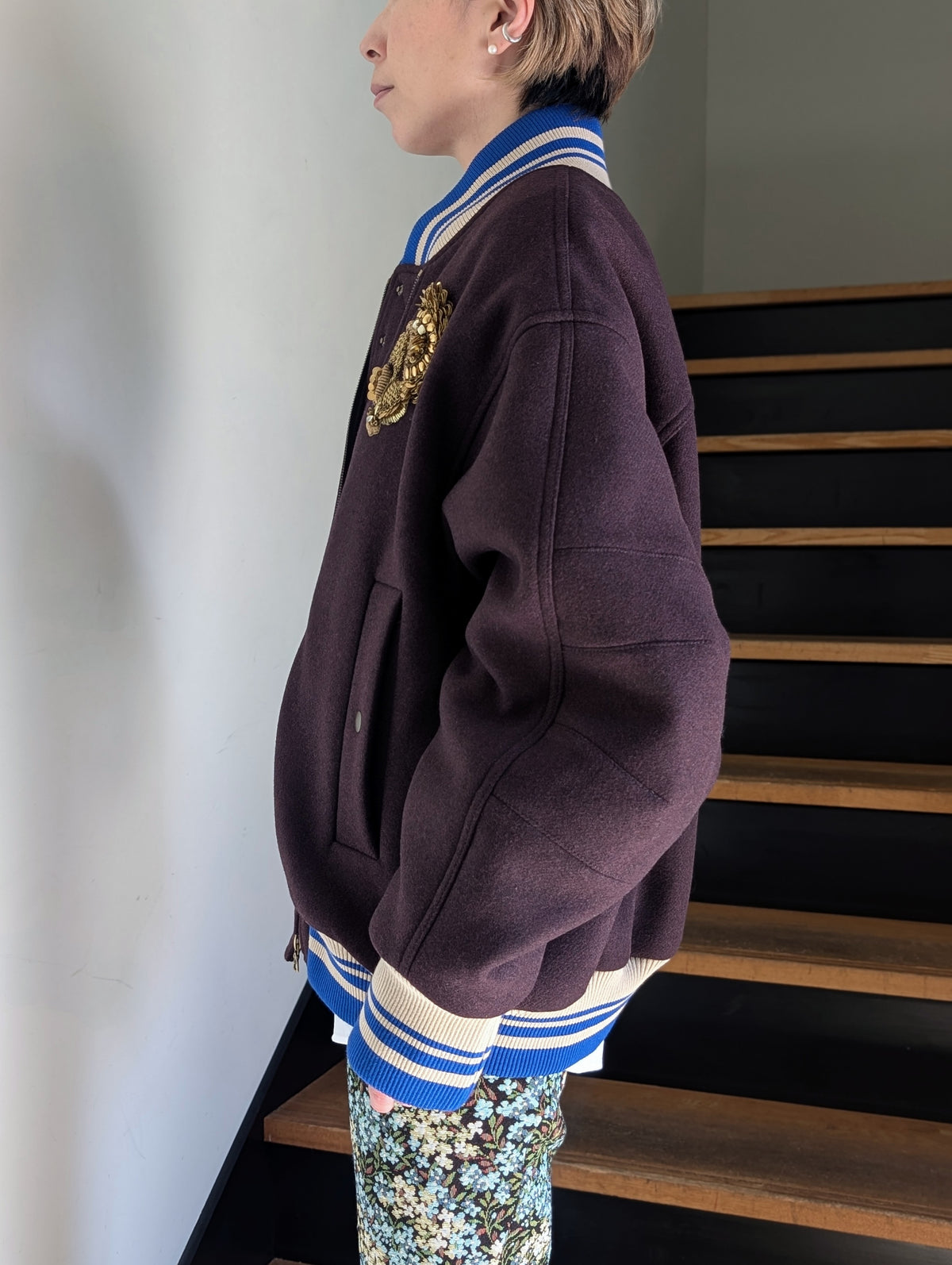 DRIES VAN NOTEN【262-010516】VALDI EMB BIS 4216 W.W.JACKET