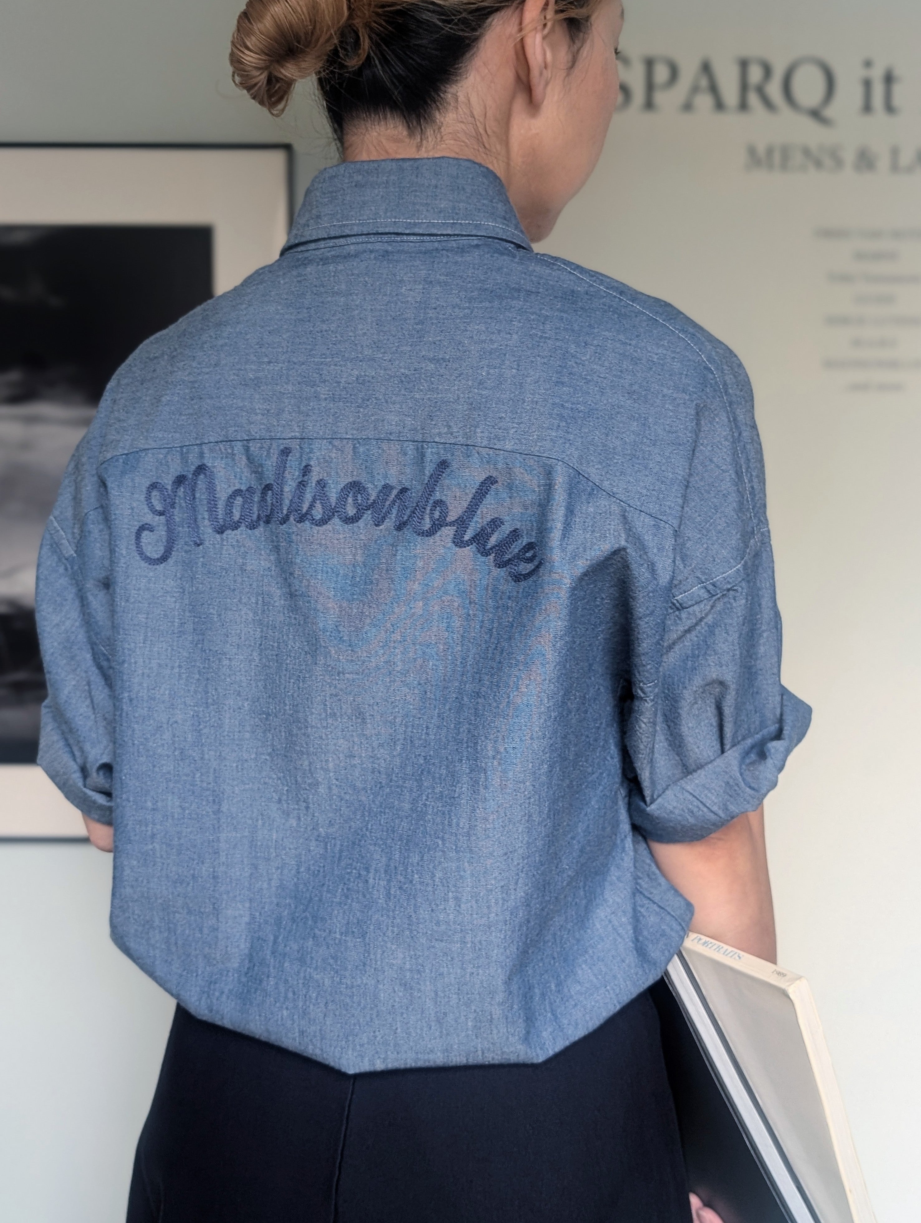 MADISONBLUE×PARQS 40th別注アイテム - J.BRADLEY SHIRT CHAMBRAY -