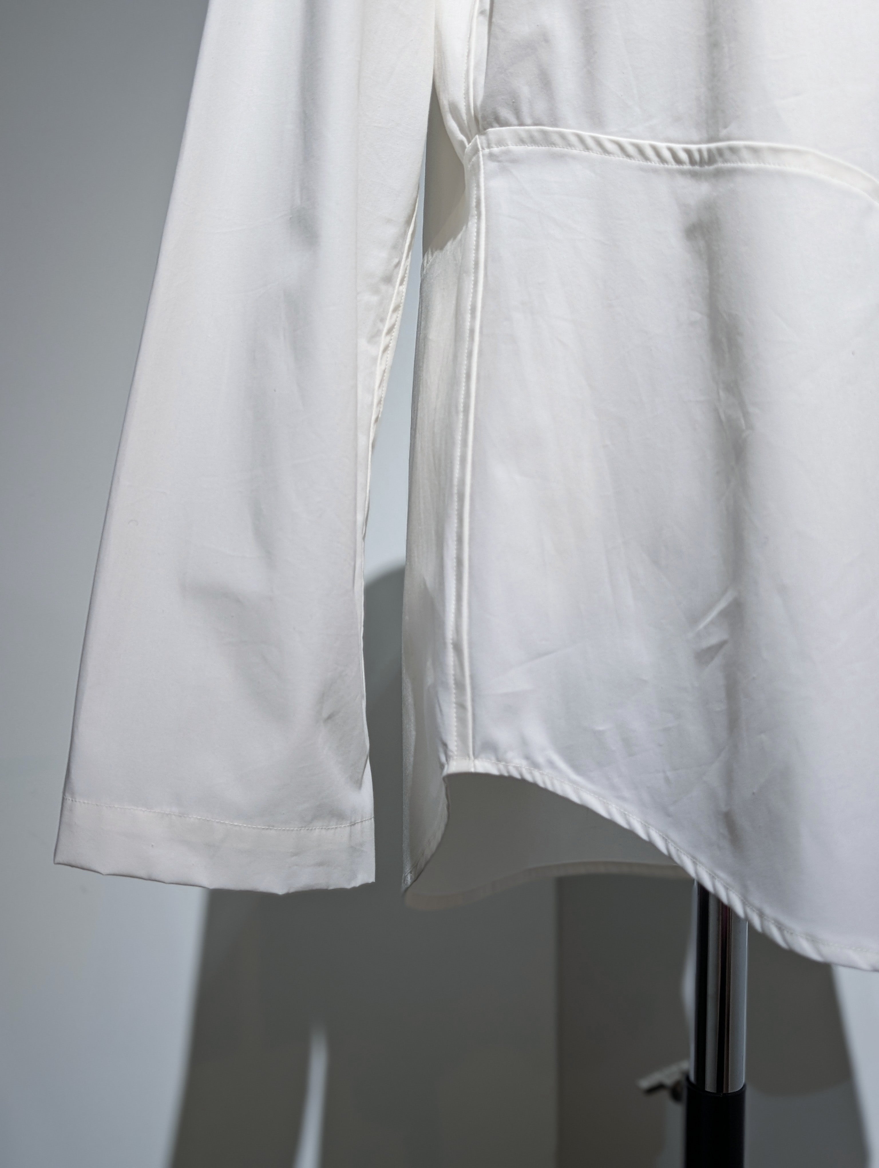 AEHRR 【Draping Flower Shawl Collar shirt】