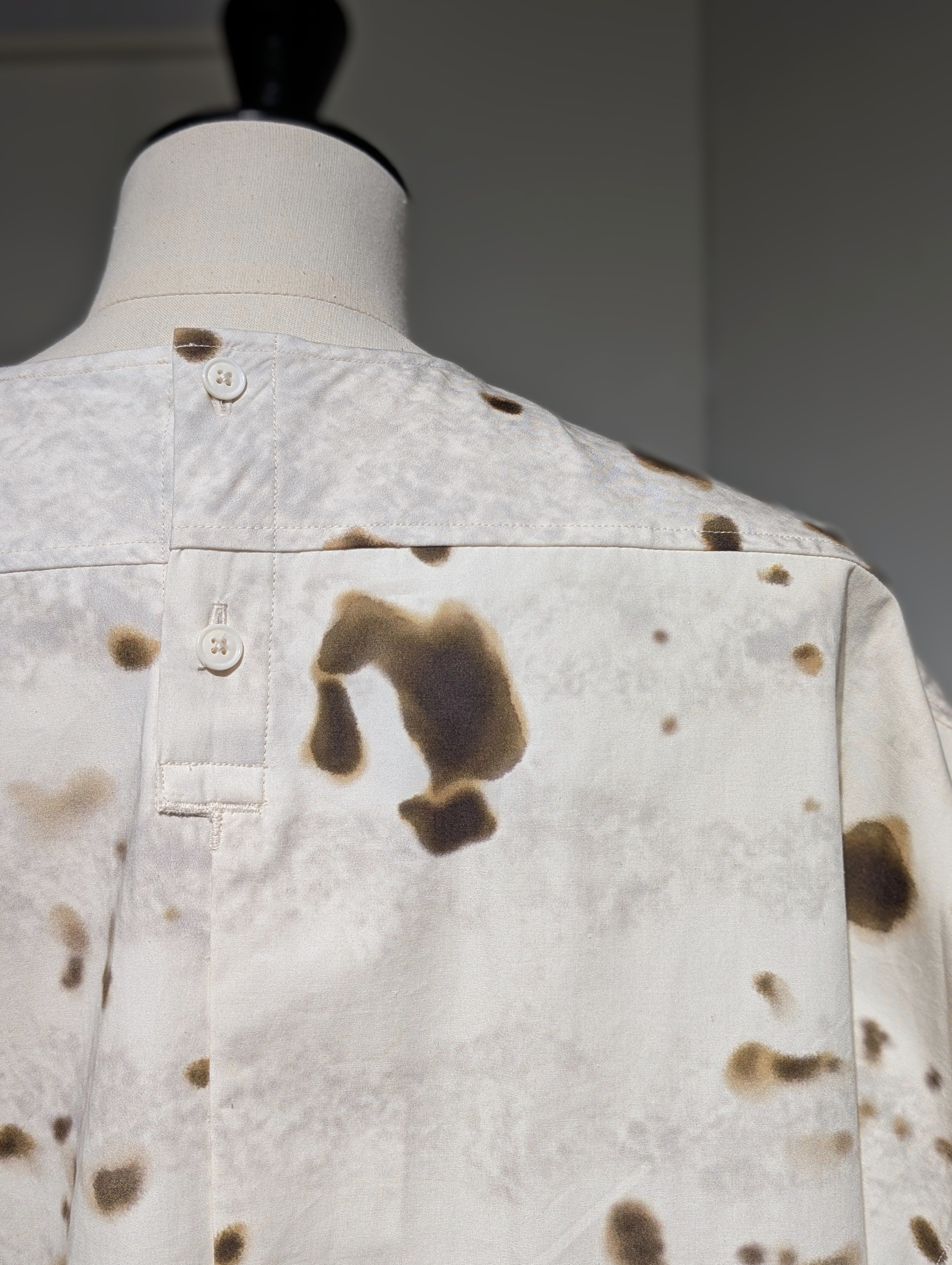 AEHRR 【Draping Pullover Print Shirt】