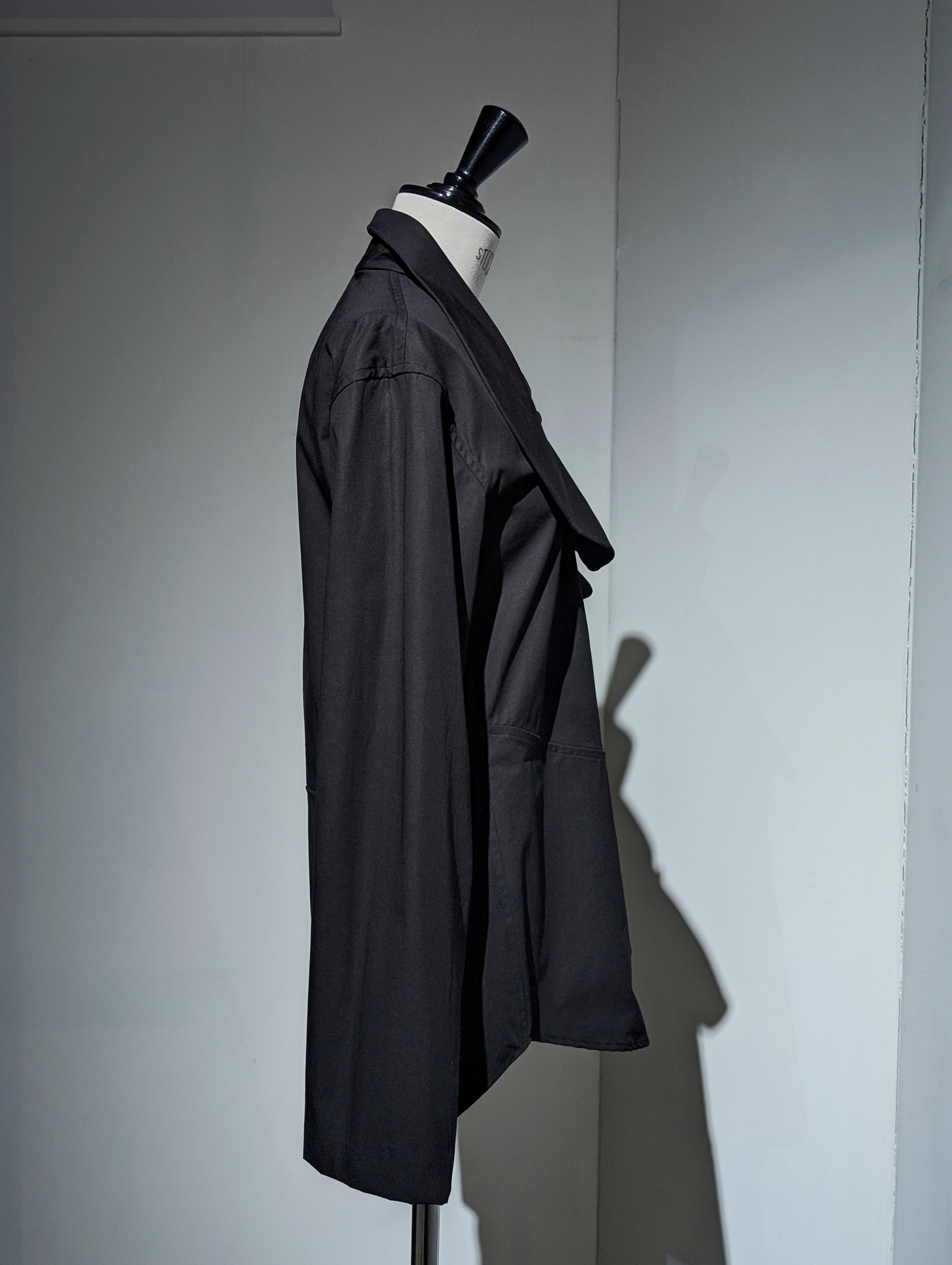 AEHRR 【Draping Flower Shawl Collar shirt】