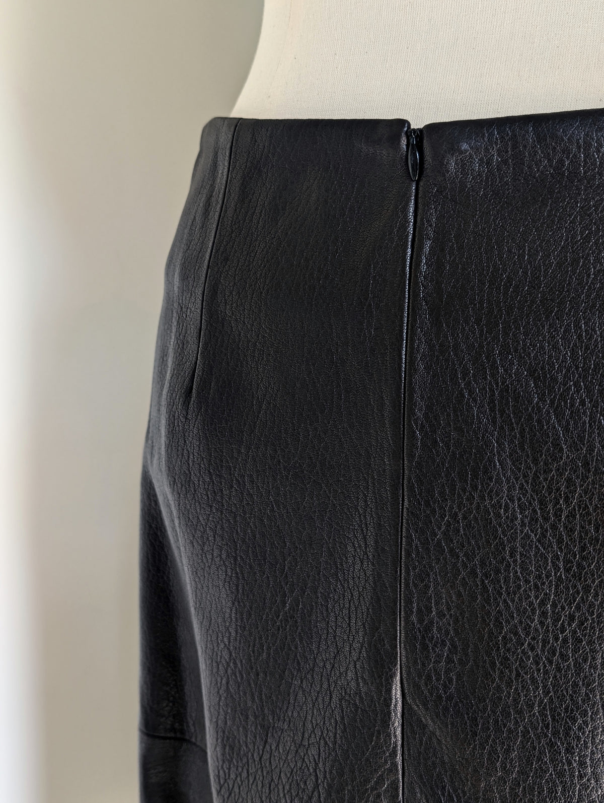 MADISONBLUE A LINE SKIRT LEATHER