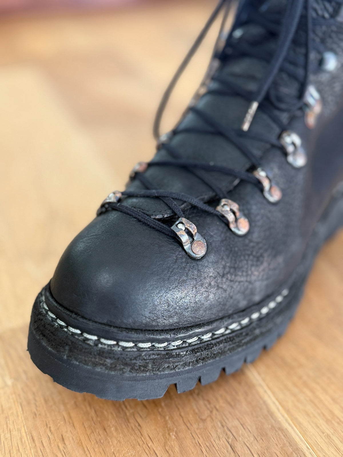 GUIDI 20 MODULATED BISON FULL GRAIN TREKKING BOOTS