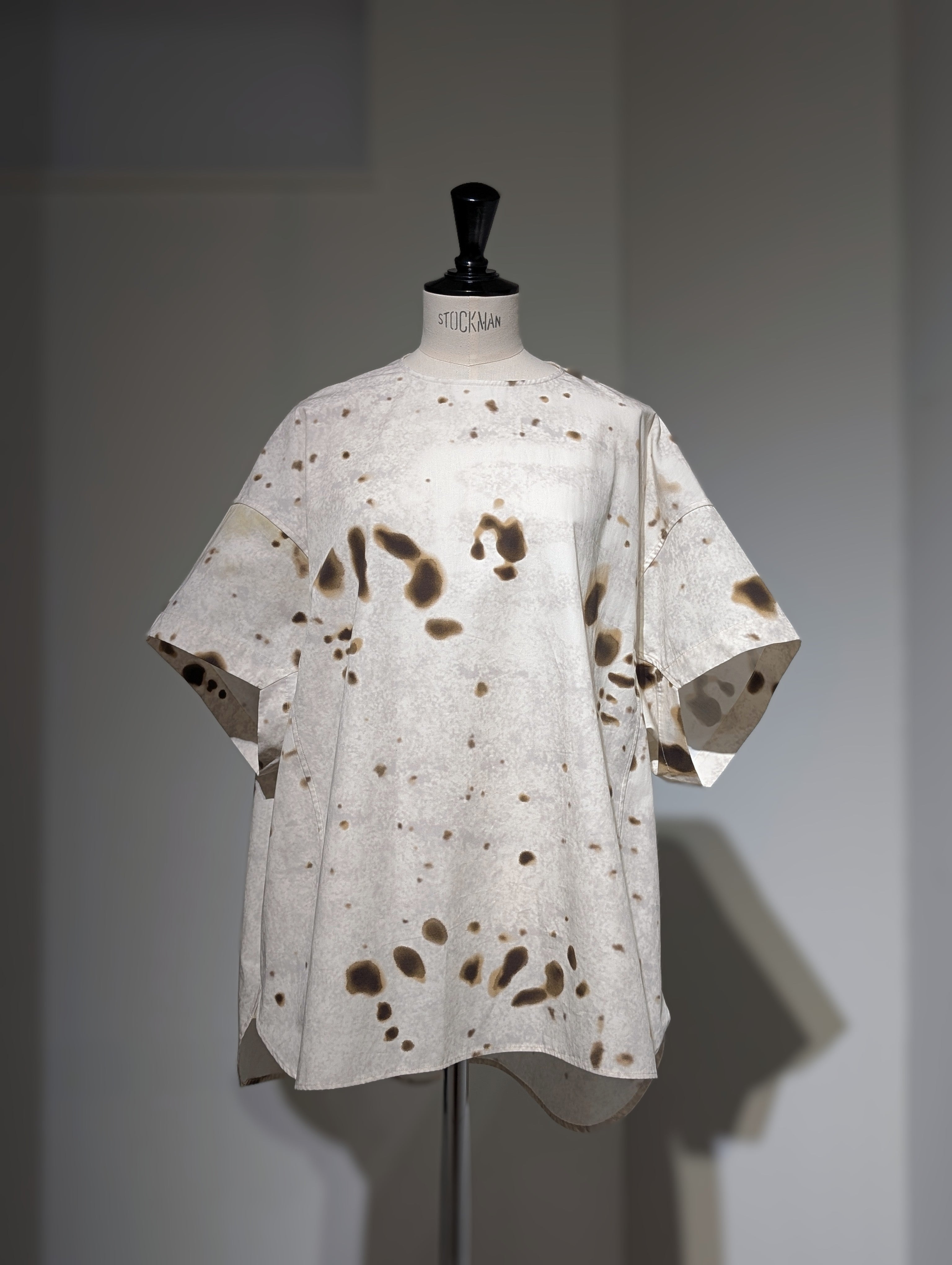 AEHRR 【Draping Pullover Print Shirt】