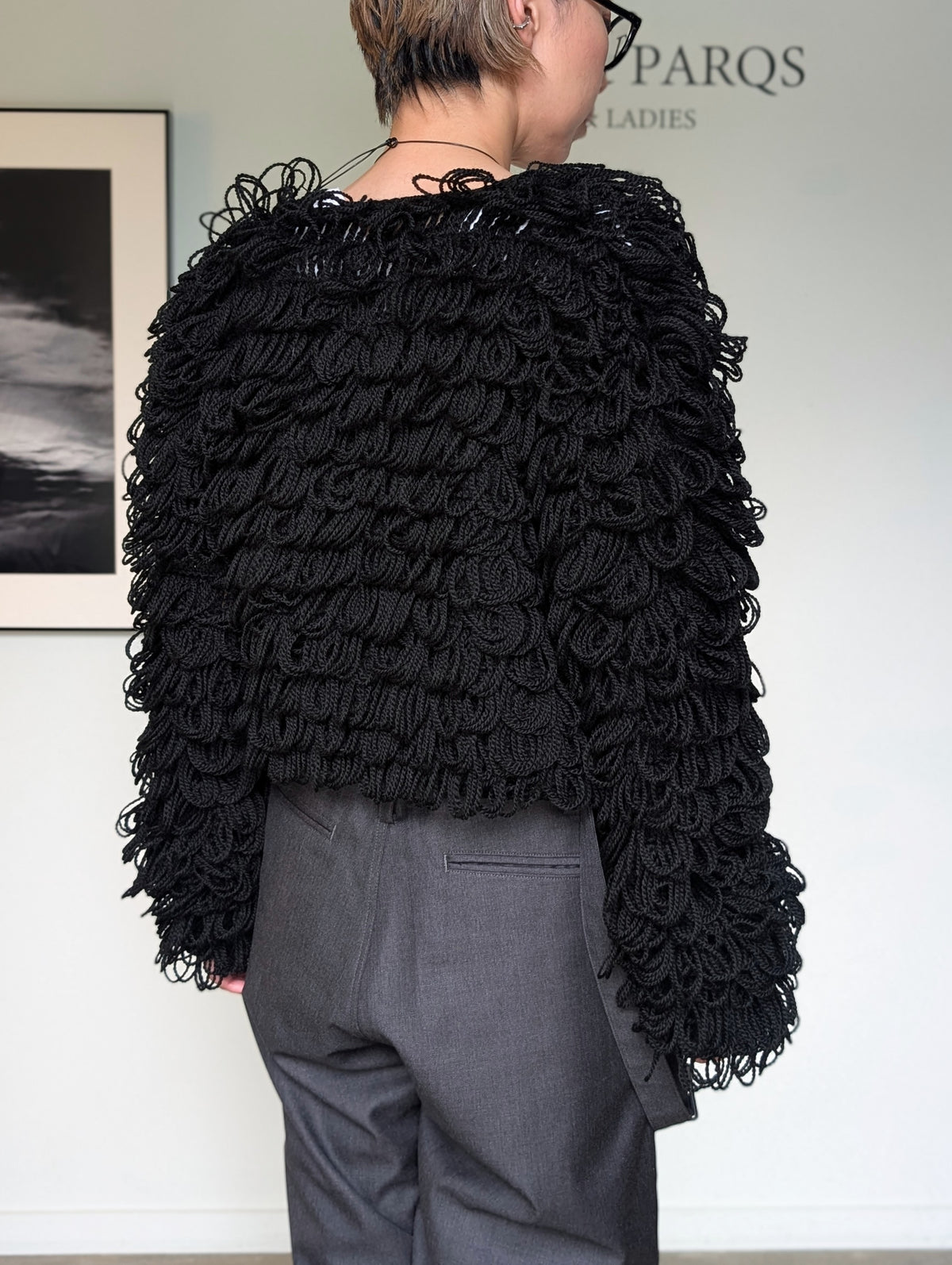 SEEALL SAW61 KN803 LOOPS CARDIGAN