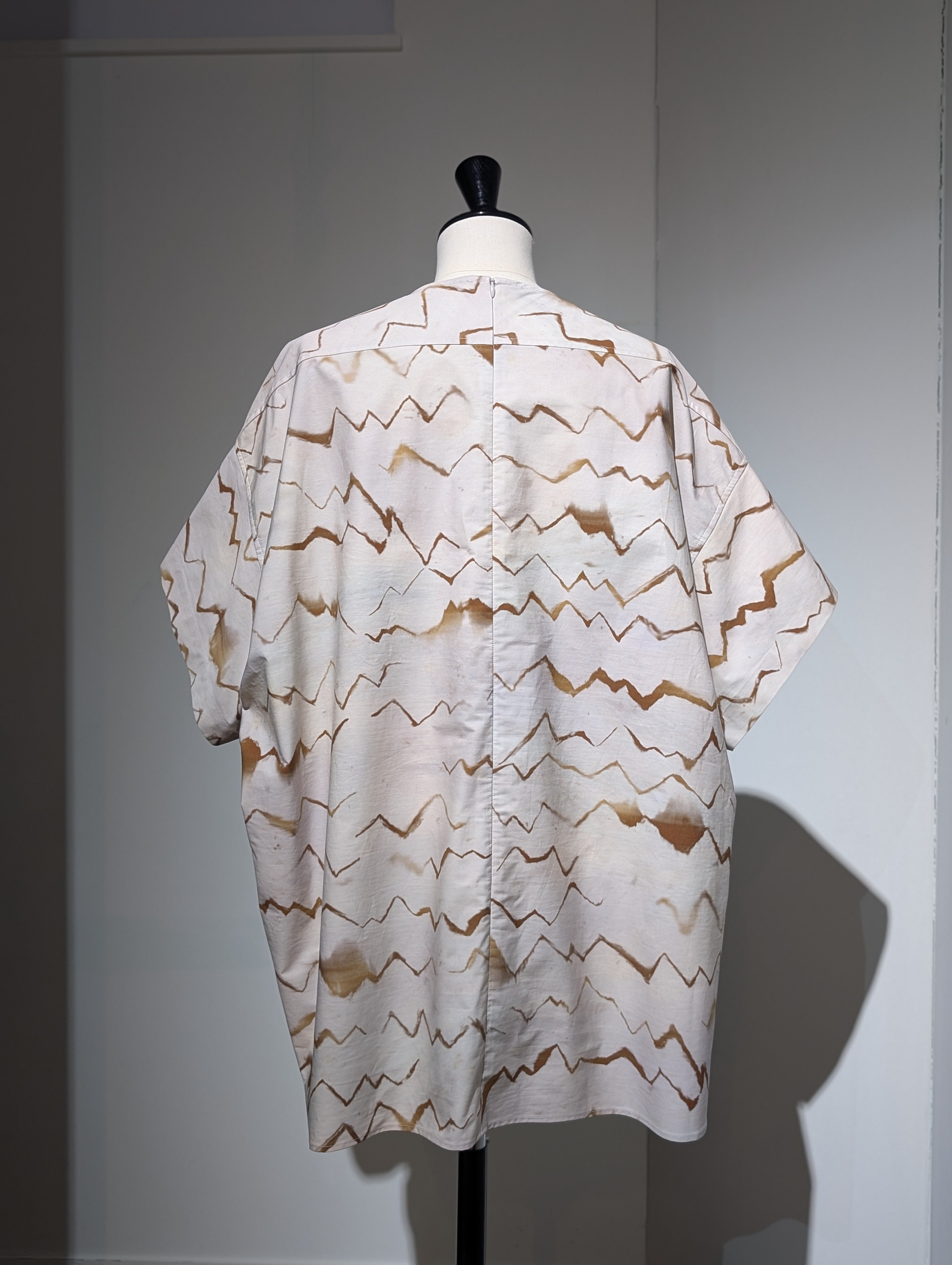 AEHRR 【Draping Pullover shell Print Shirt】