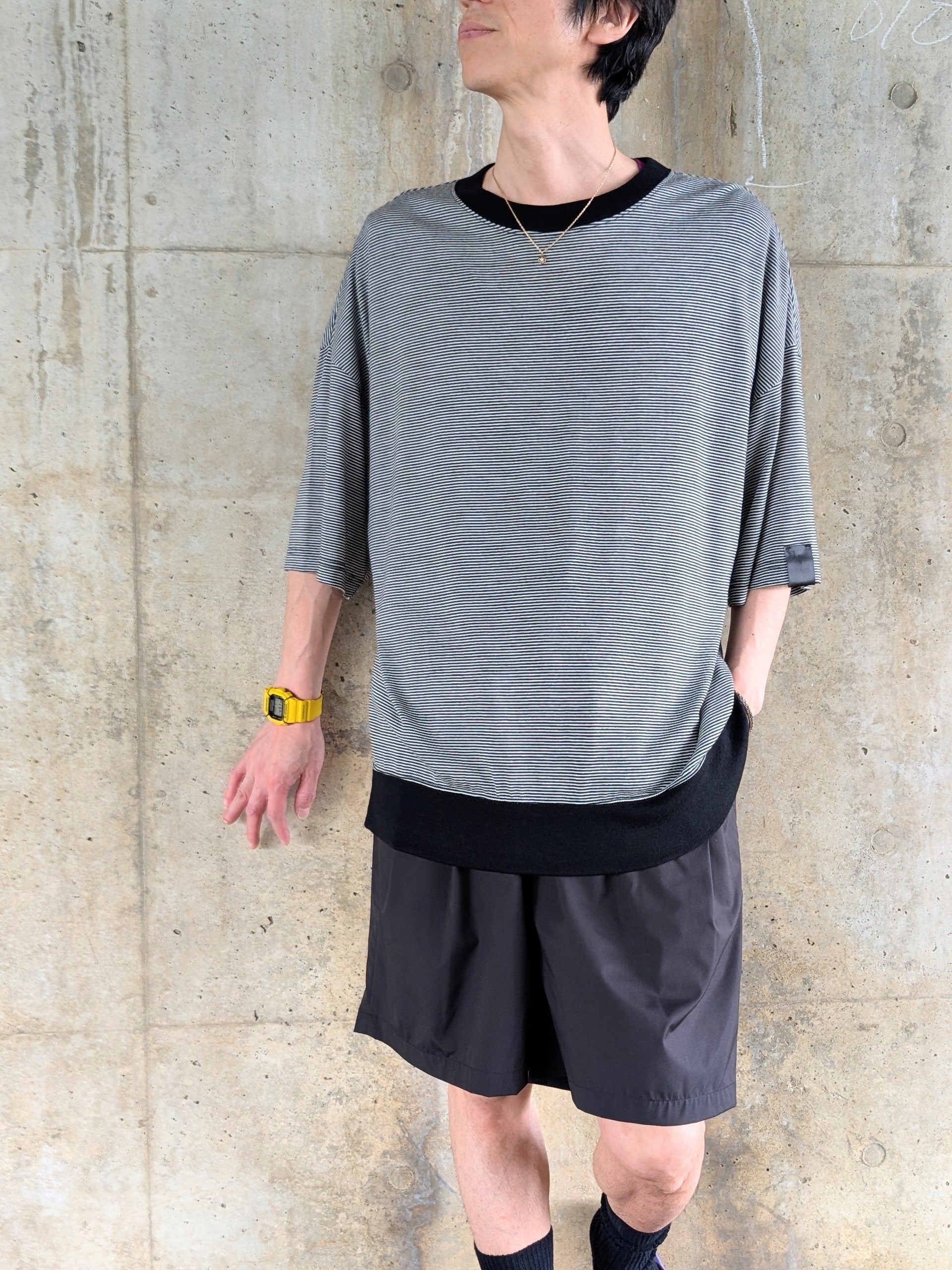 N.HOOLYWOOD 2261-CS60-019 RIB T-SHIRT