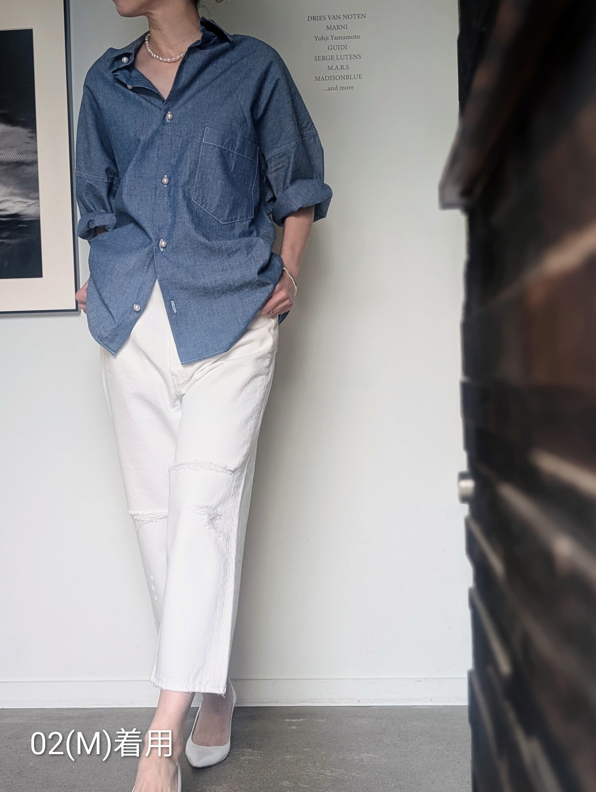 MADISONBLUE×PARQS キーホルダーSETは6/7まで!! 【J.BRADLEY SHIRT CHAMBRAY】