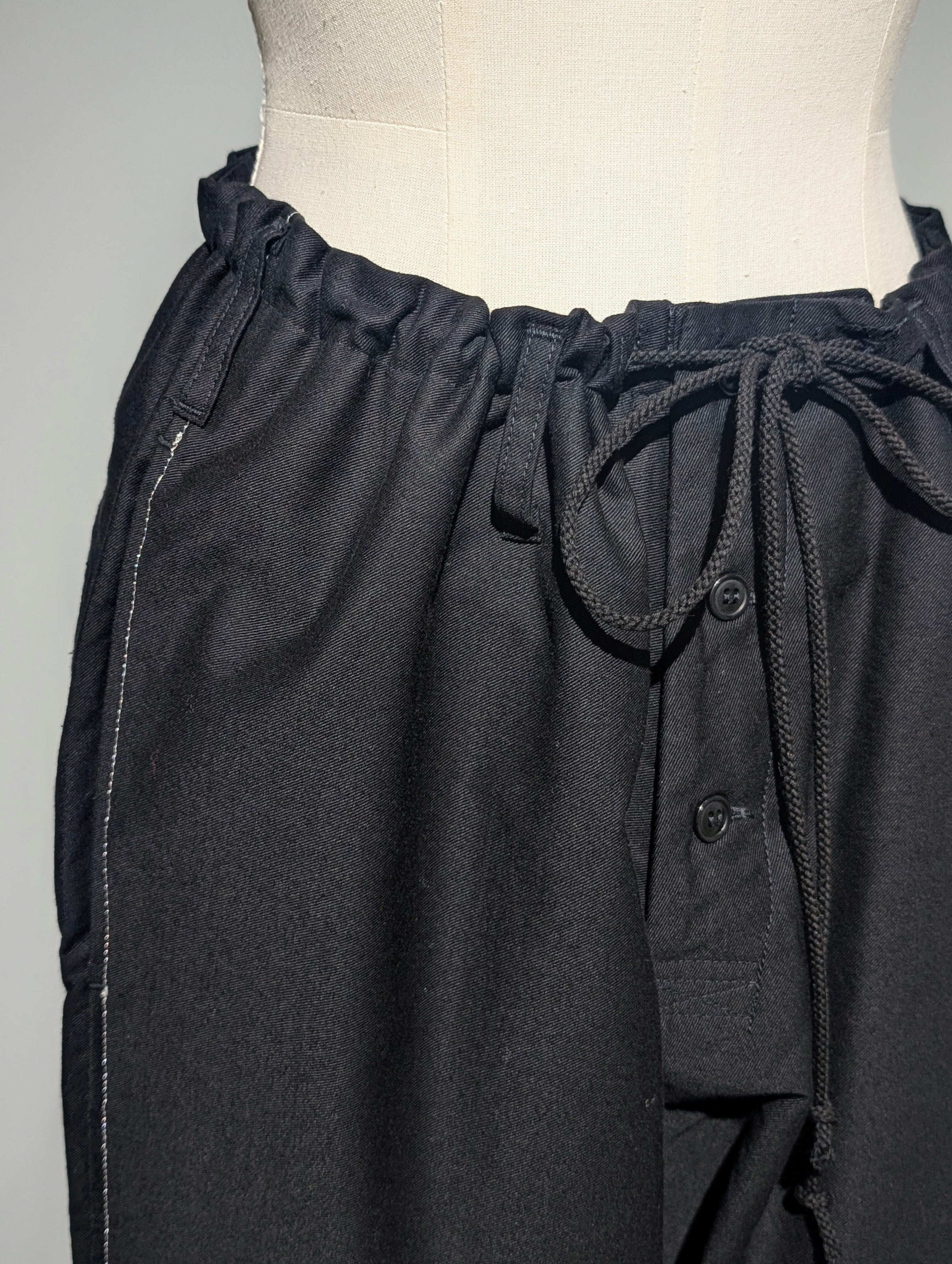 Y's COTTON TWILL Y'S STITCH STRING SAROUEL
