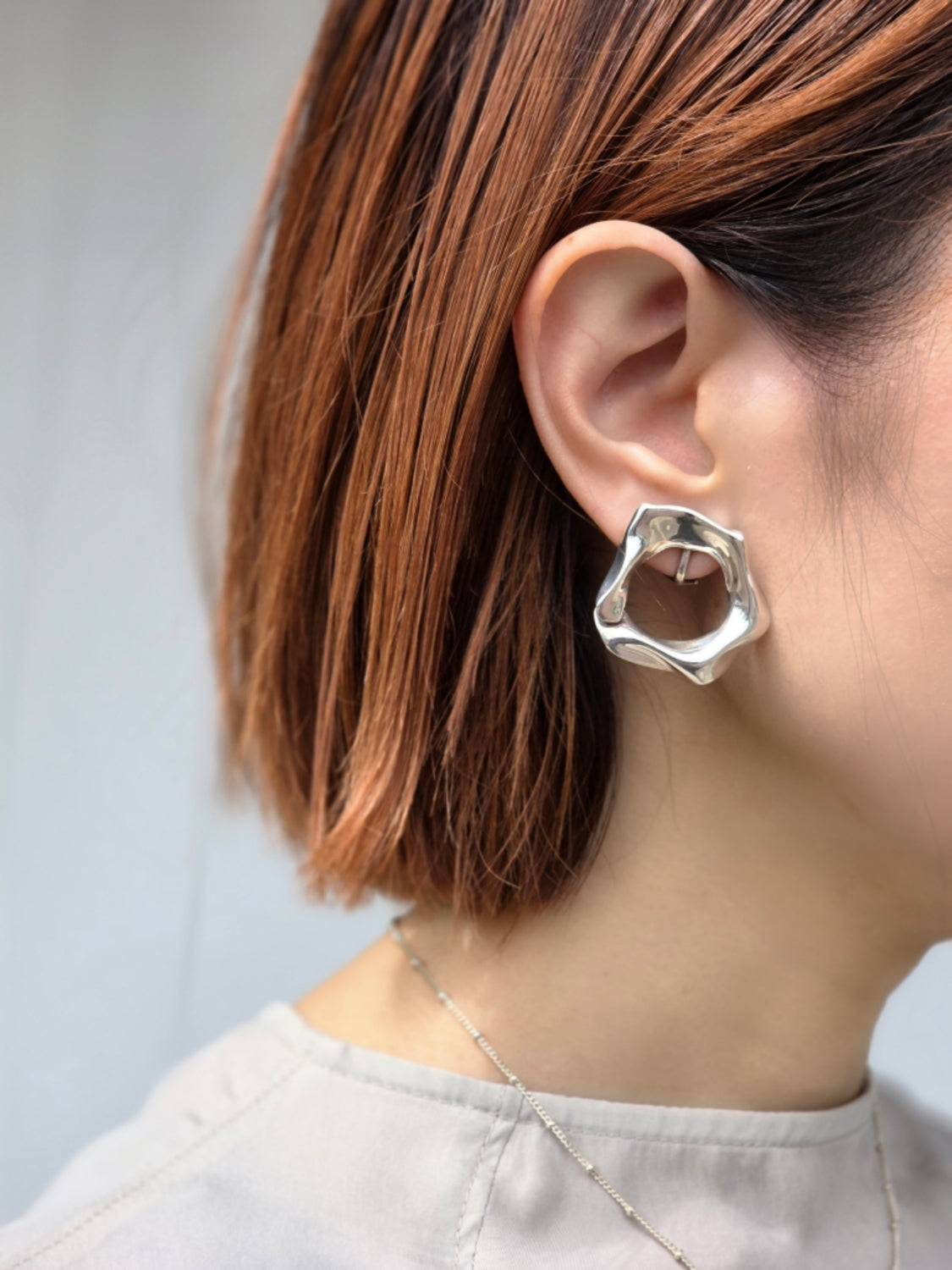 Lemme. L7107E Mid Thaw Earrings(Clip)