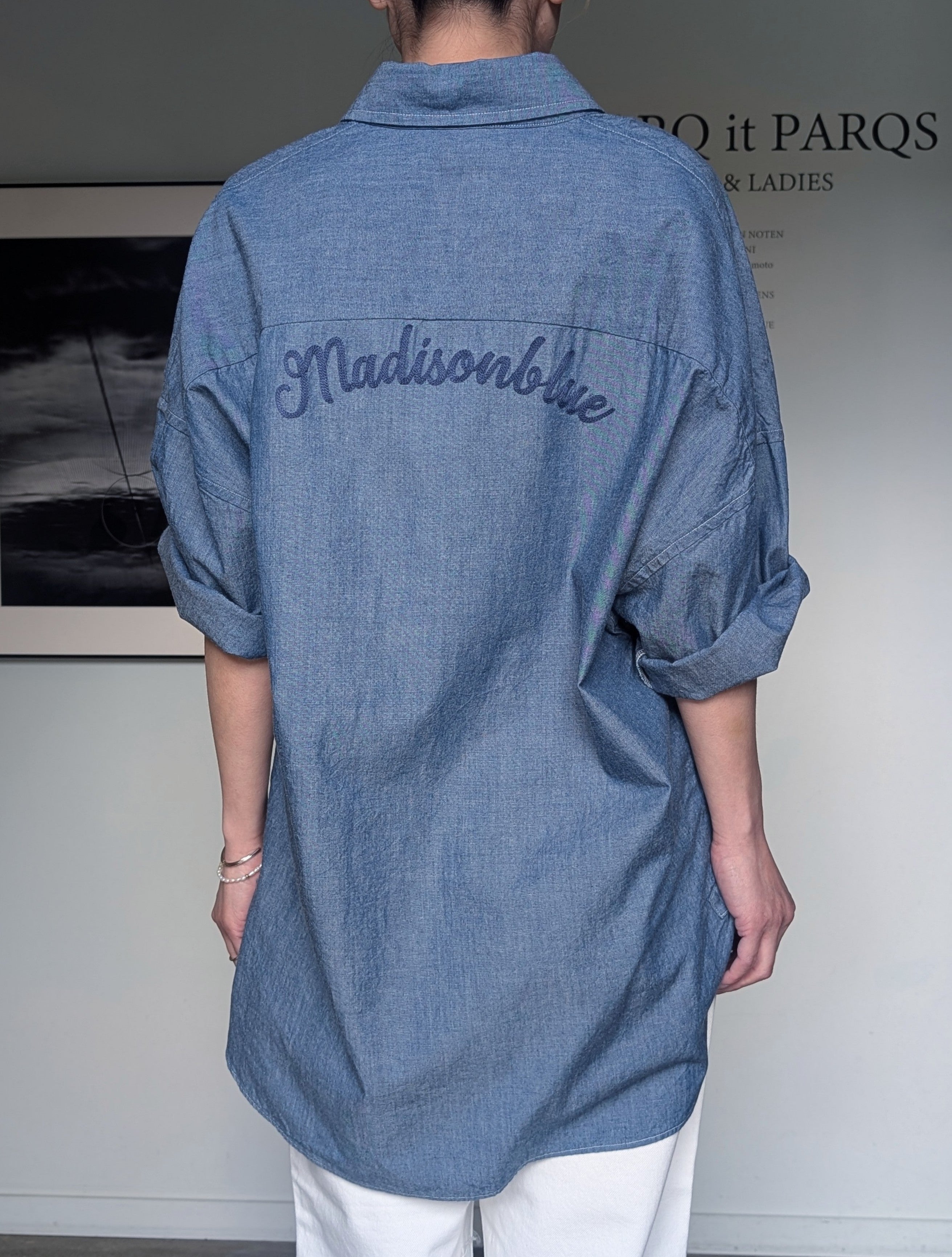MADISONBLUE×PARQS キーホルダーSETは6/7まで!! 【J.BRADLEY SHIRT CHAMBRAY】