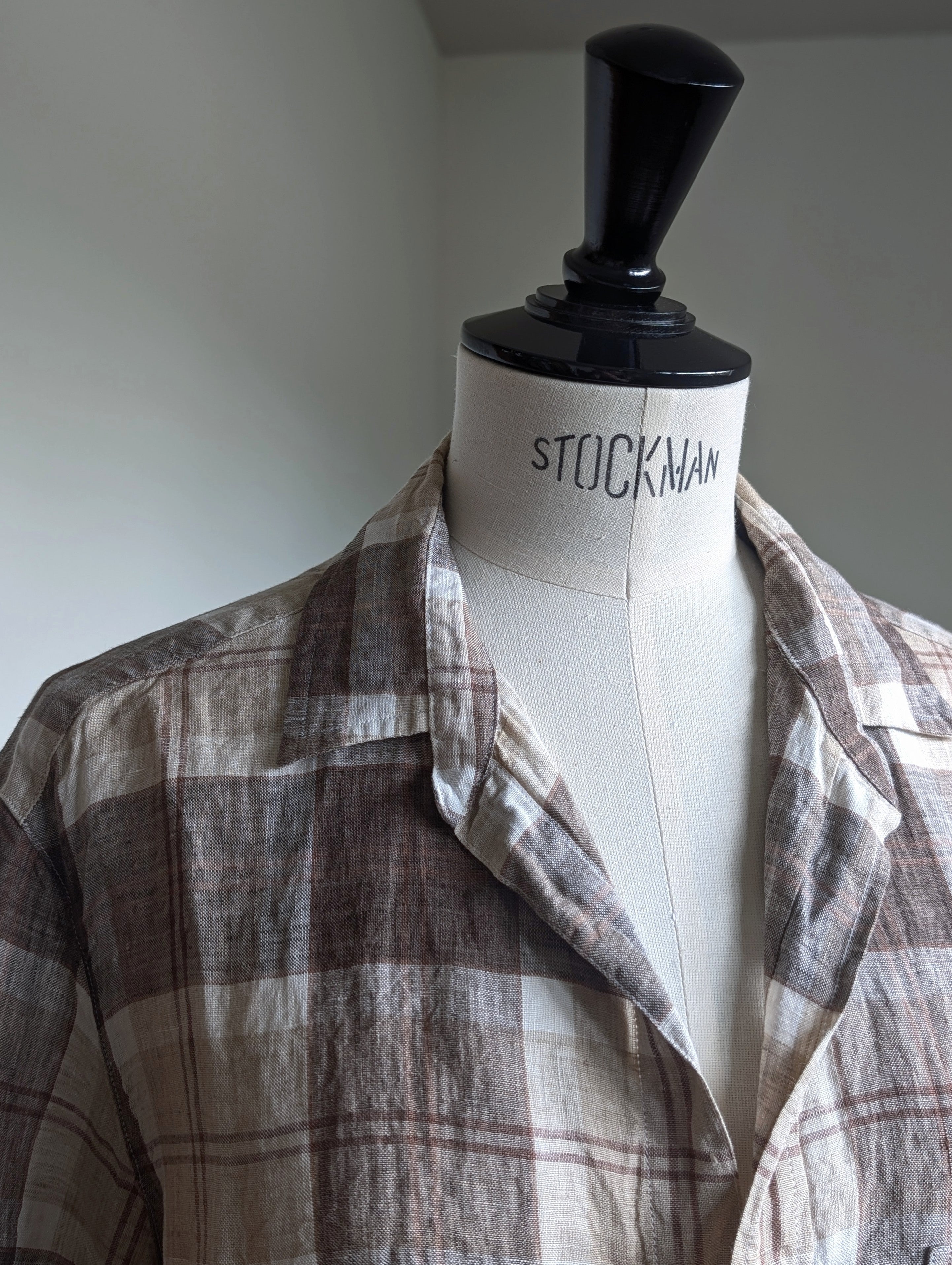 Frank&Eileen "EILEEN" LINEN PLBR CHECK SHIRTS(物未)