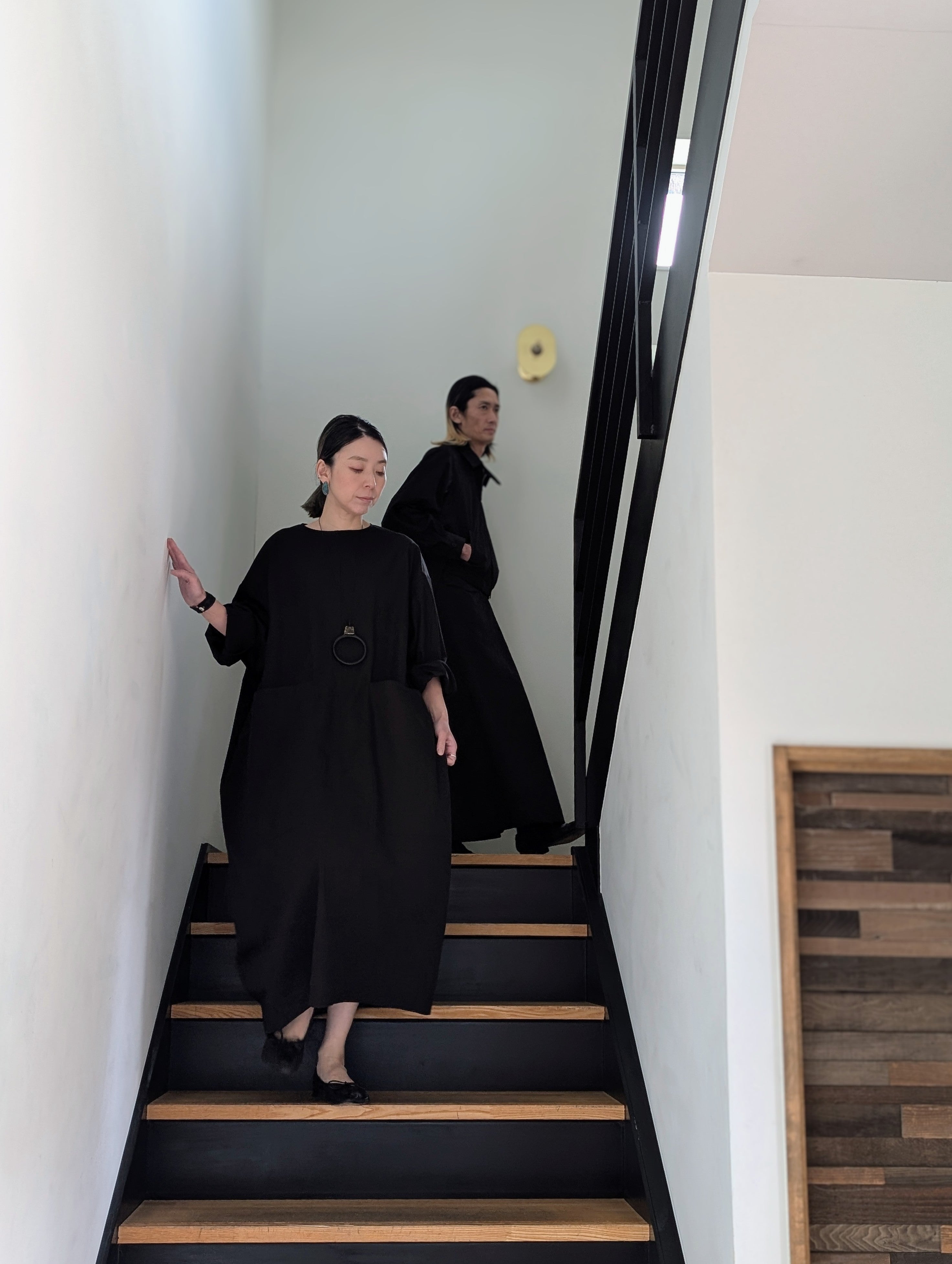 AEHRR 【Draping Big Pocket Crewneck Shirt OP】
