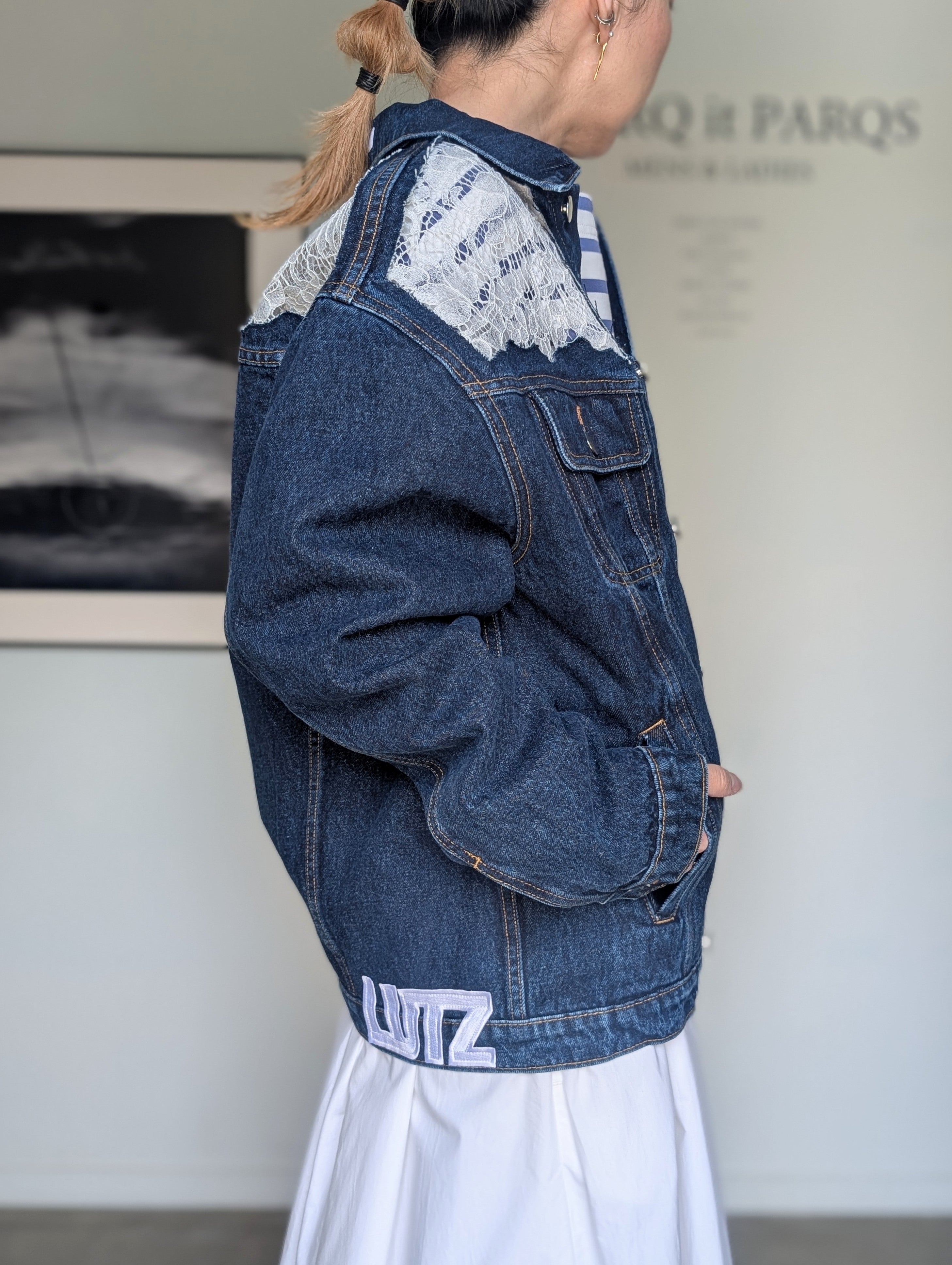 LUTZ HUELLE JUNE RACE DENIM JACKET