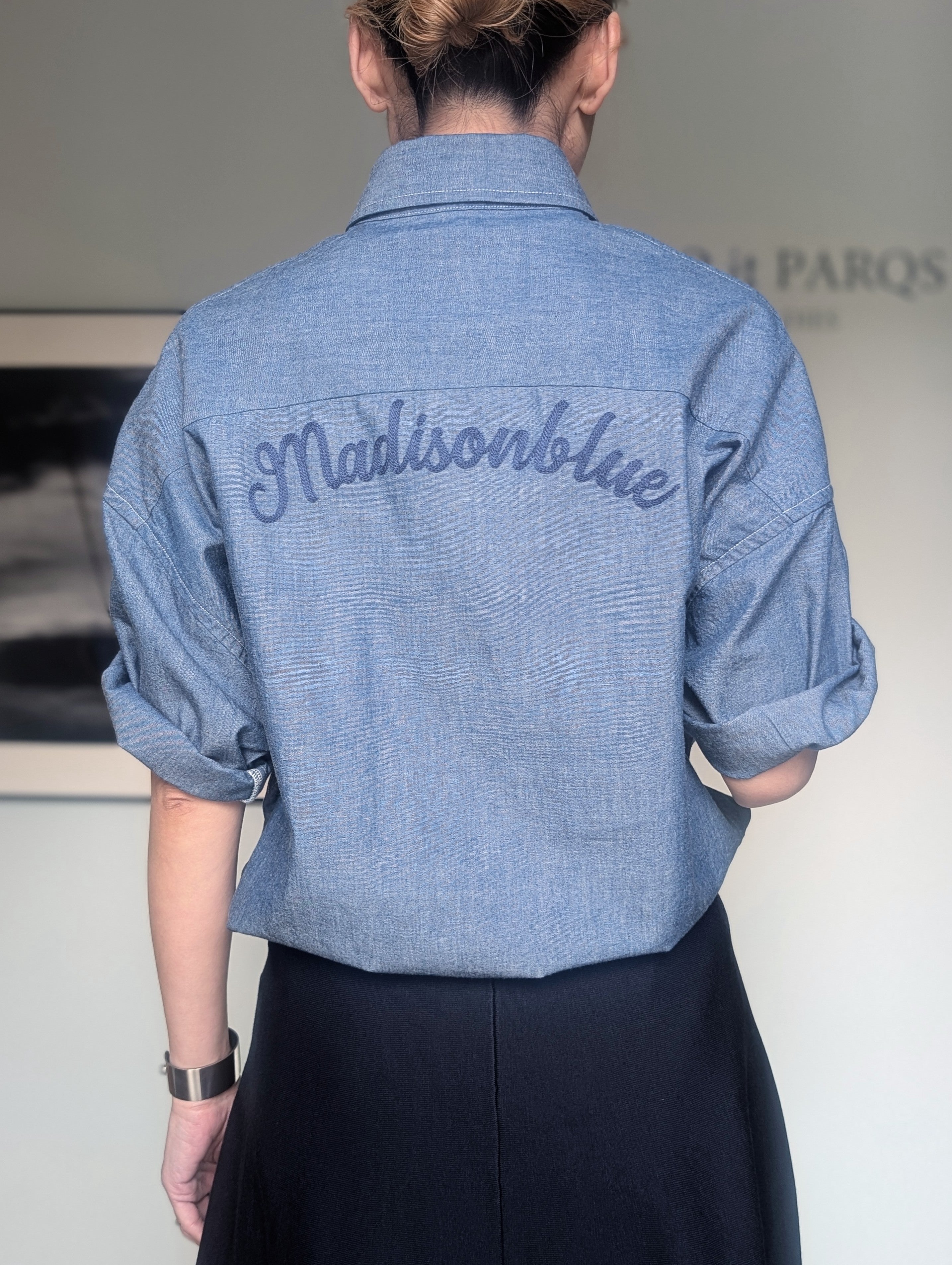 MADISONBLUE×PARQS キーホルダーSETは6/7まで!! 【J.BRADLEY SHIRT CHAMBRAY】