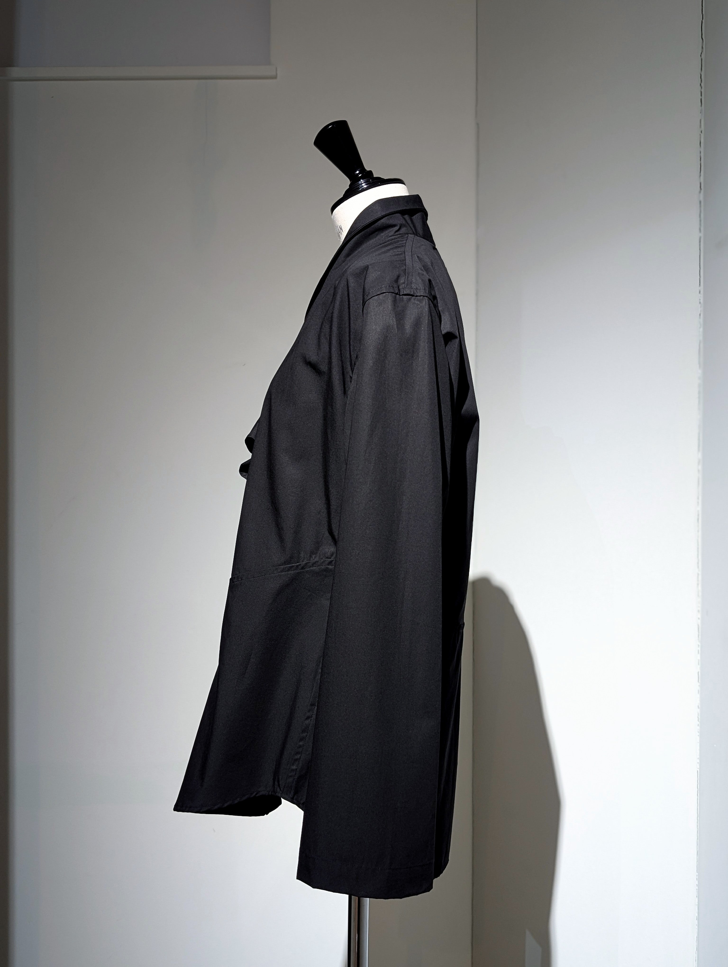 AEHRR 【Draping Flower Shawl Collar shirt】