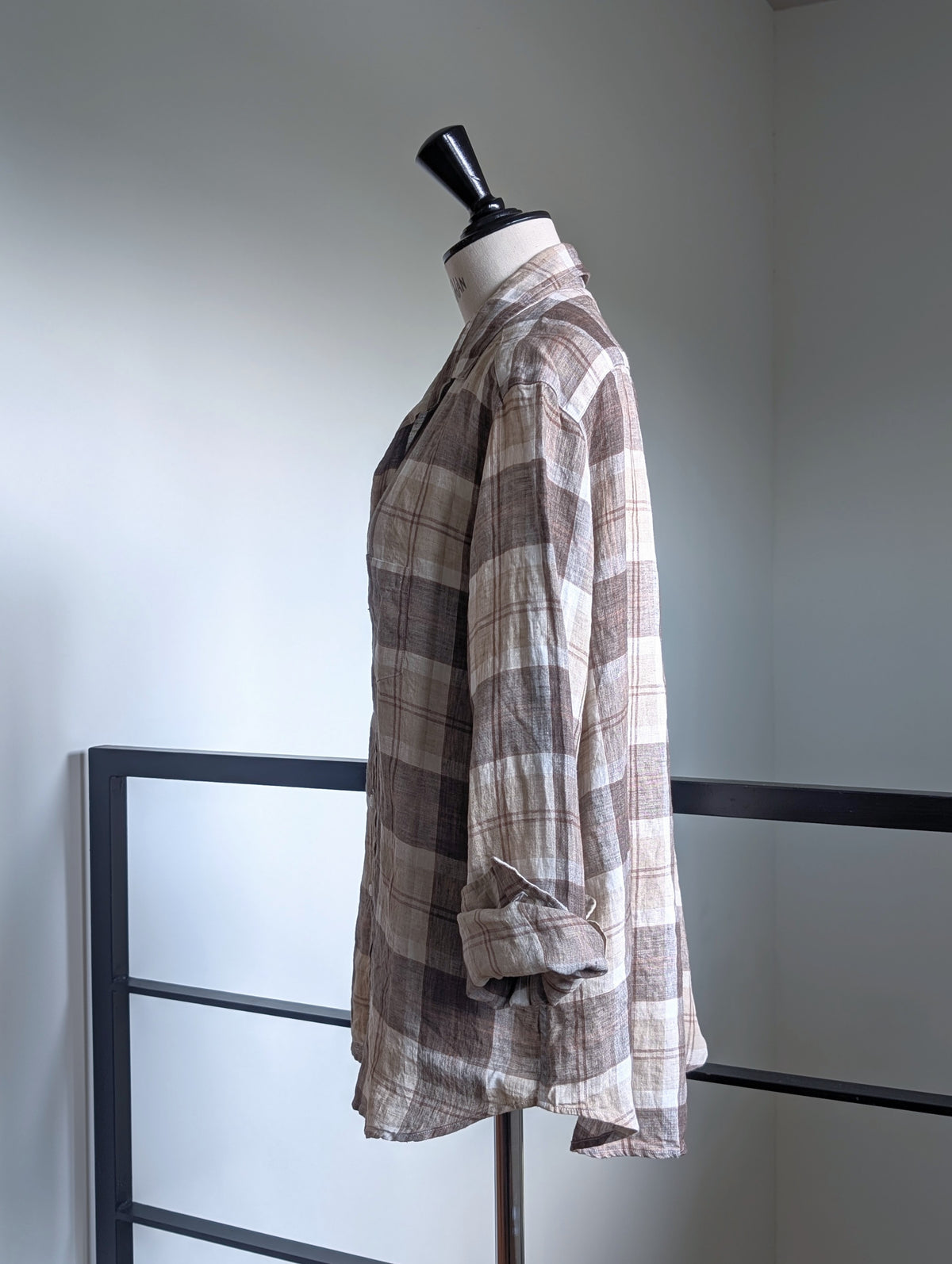 Frank&Eileen "EILEEN" LINEN PLBR CHECK SHIRTS(物未)