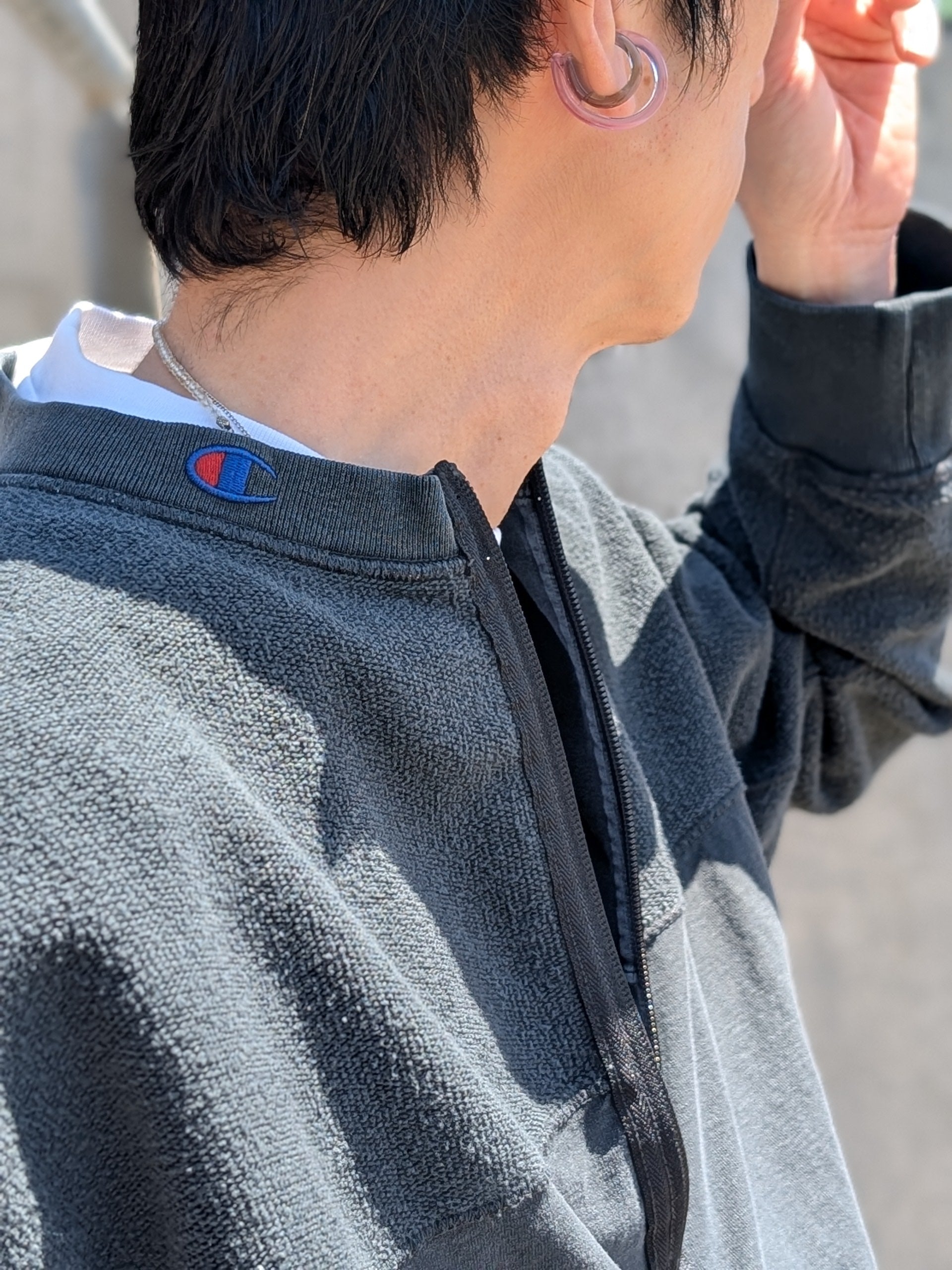 N.HOOLYWOOD × Champion C8-D020 REVERSIBLE CARDIGAN