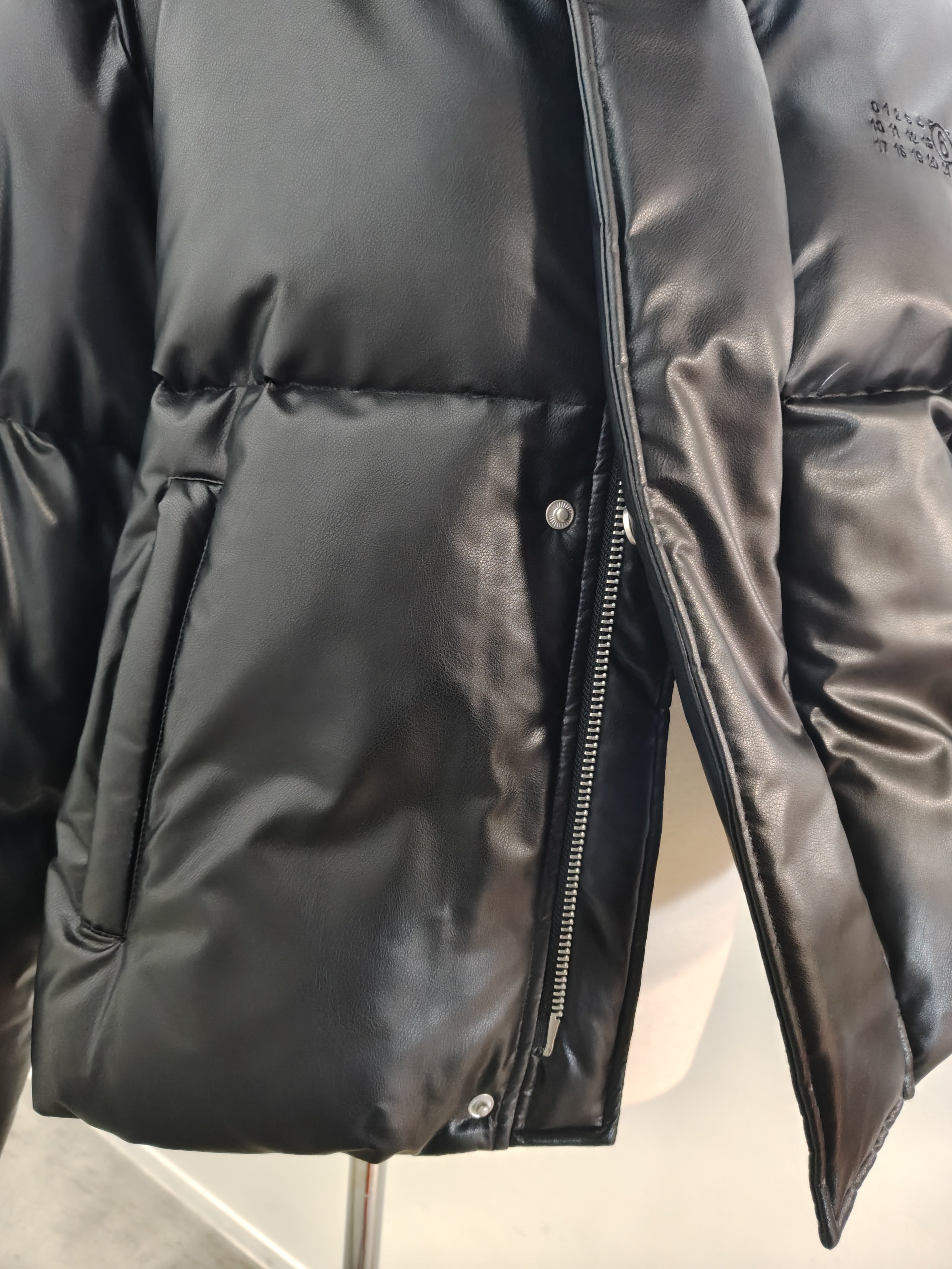 MM⑥ S52AM0368 パデッドフェイクレザージャケット