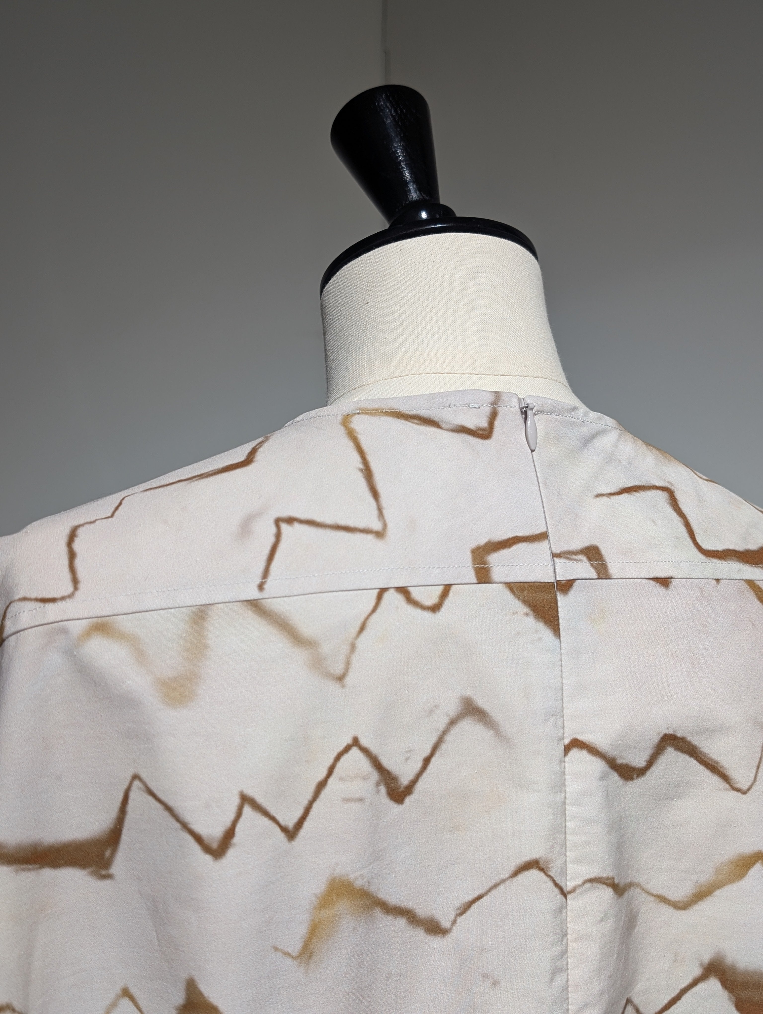 AEHRR 【Draping Pullover shell Print Shirt】