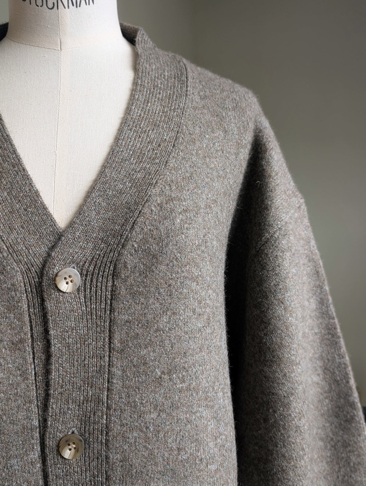 SEEALL SAW61 KJ601M (YAK WOOL)GULLIVER LONG CARDIGAN
