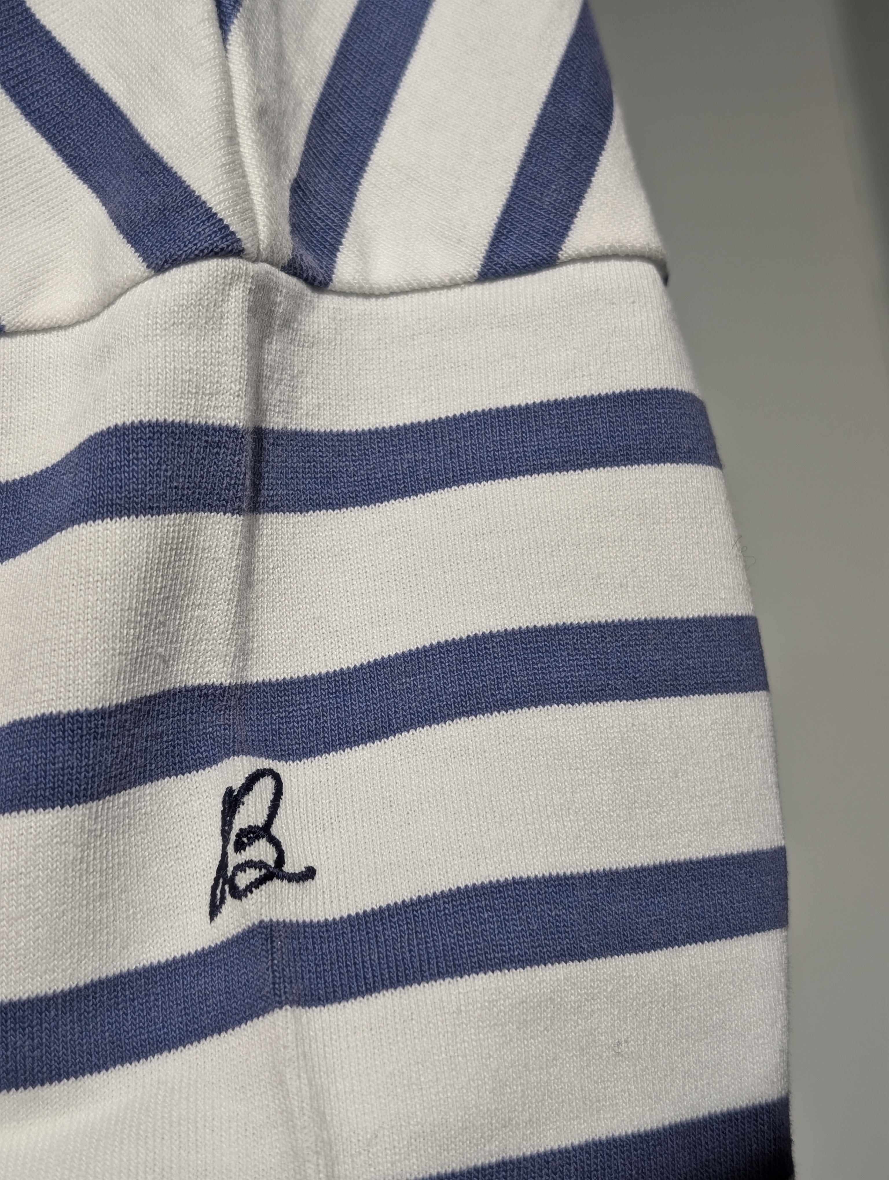 MADISONBLUE BOATNECK BORDER L/ST