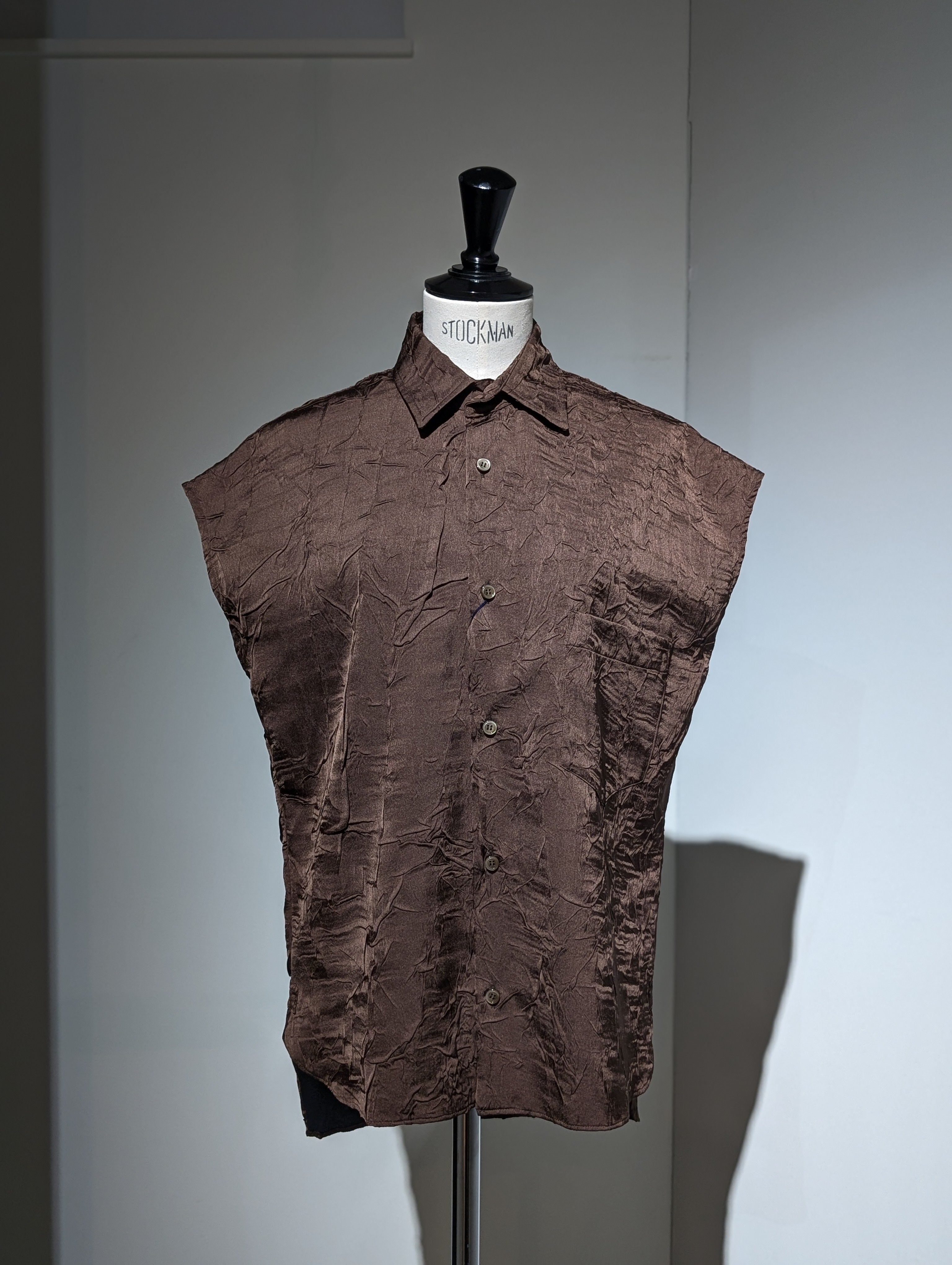MADISONBLUE J.BRADLEY SLEEVELESS SHIRT SATIN