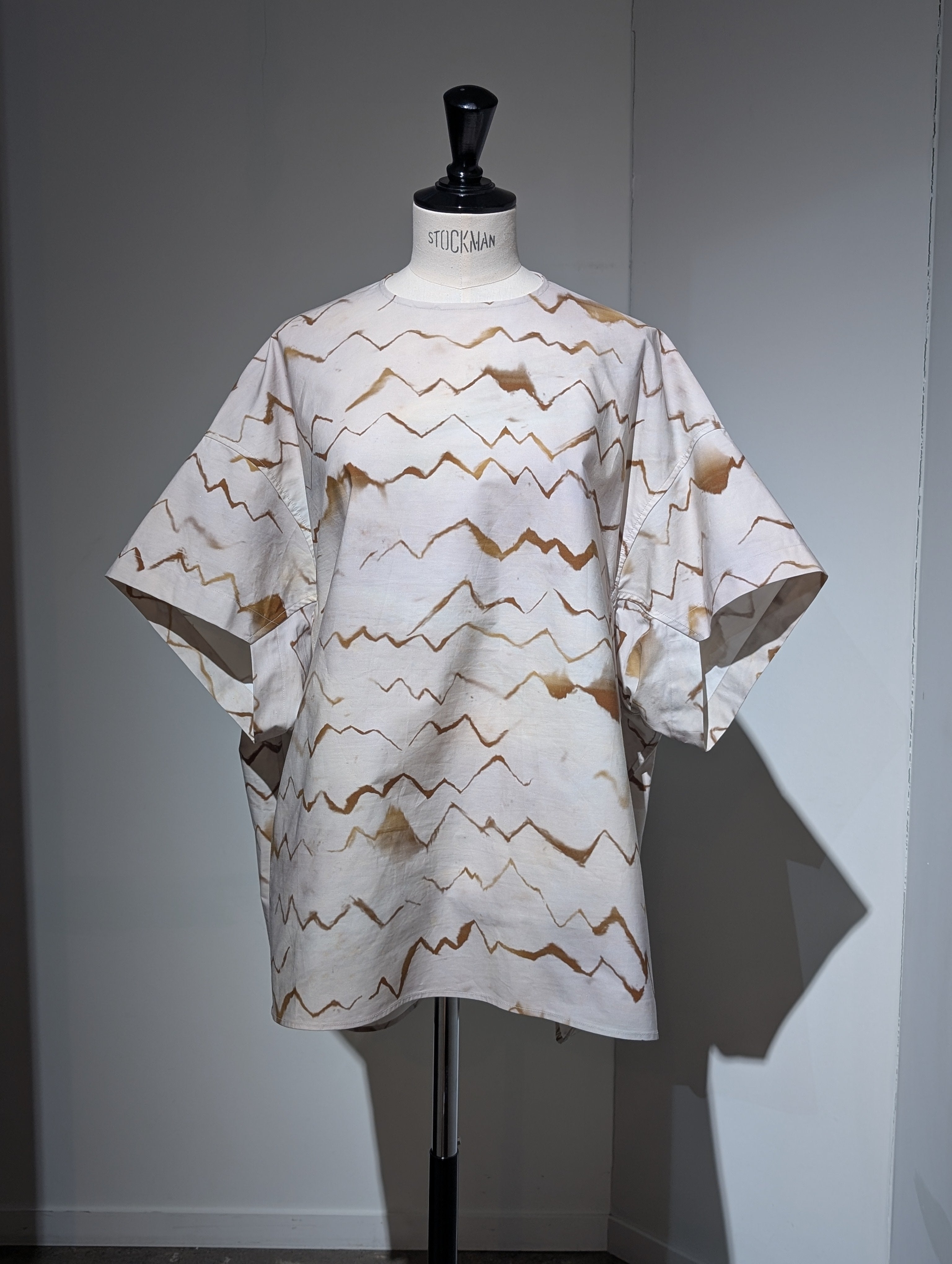 AEHRR 【Draping Pullover shell Print Shirt】