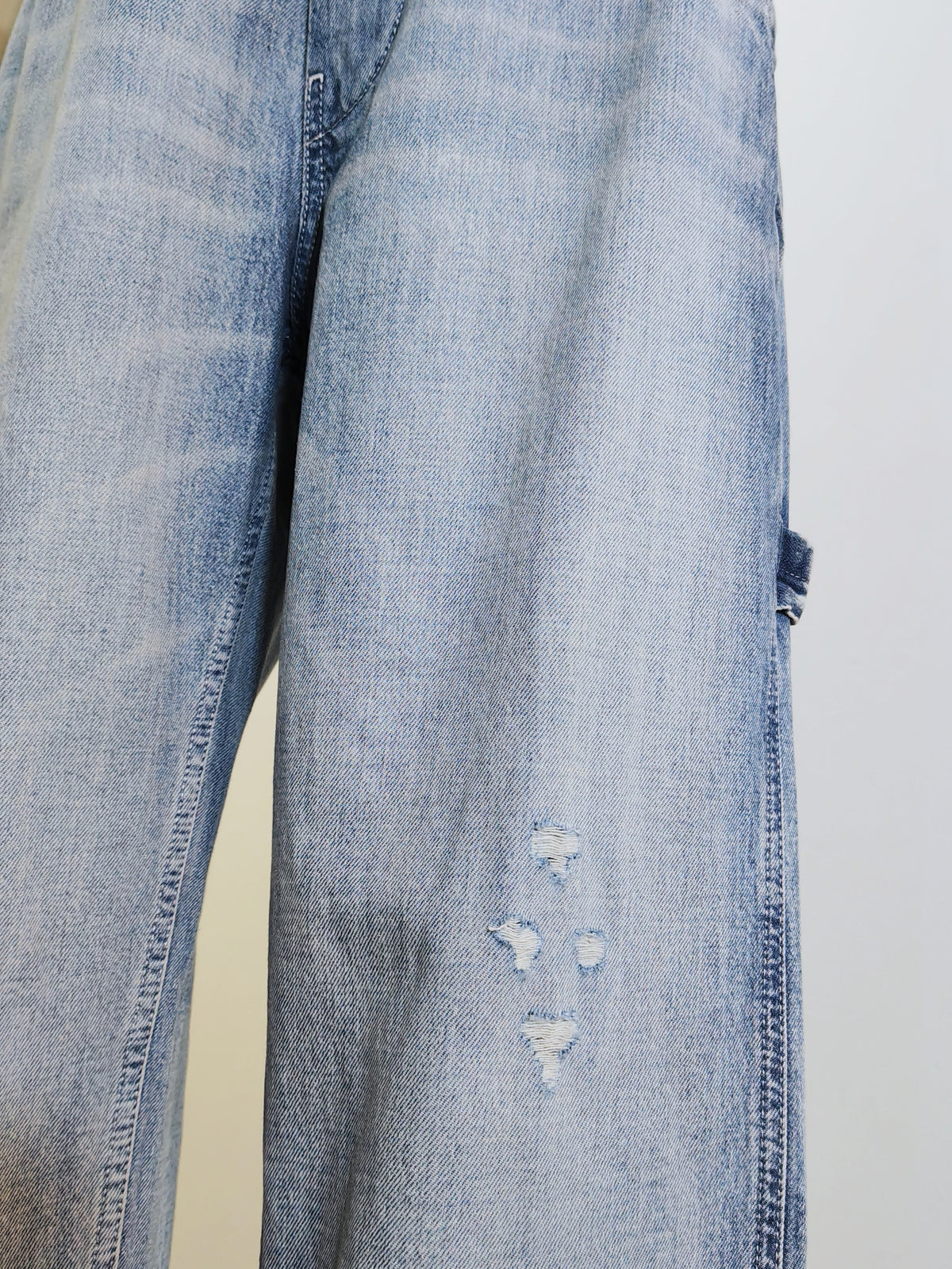 MM⑥ S52KA0578 ワイドレッグデニムパンツ