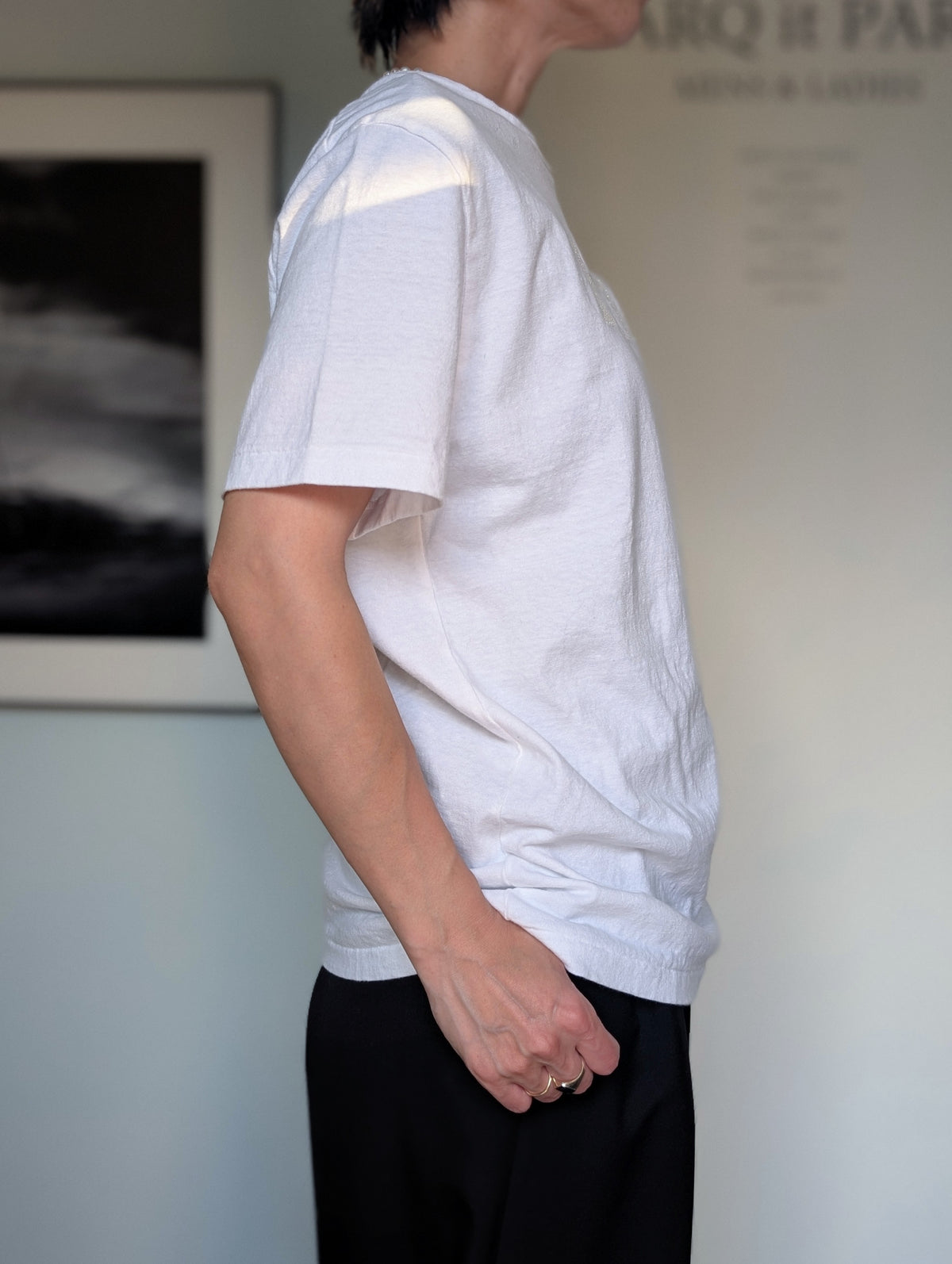 MADISONBLUE HELLO TEE PARIS<WHITE>