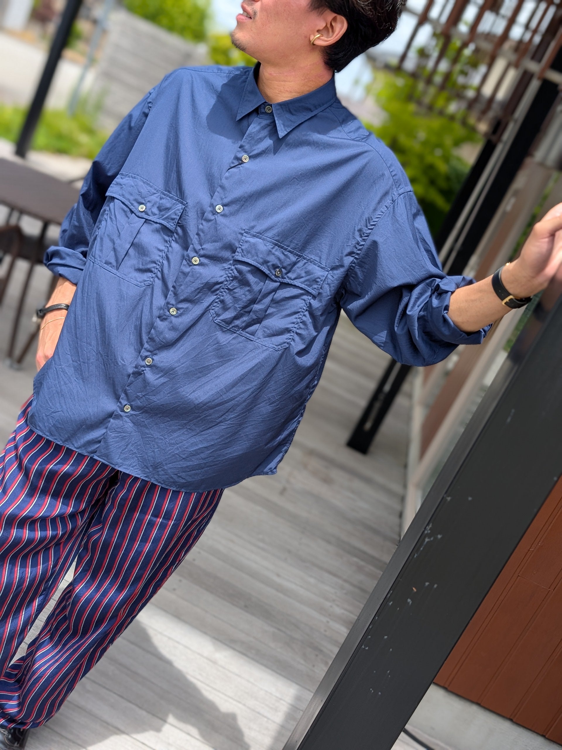 Porter Classic ROLL UP SHIRT (SUVIN GOLD SUPREME 140/2)