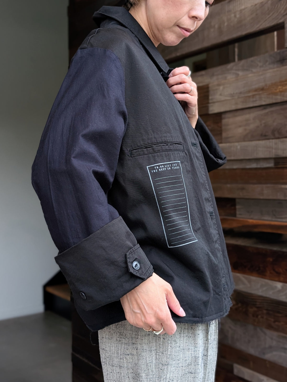MADISONBLUE REMAKE SHOP COAT