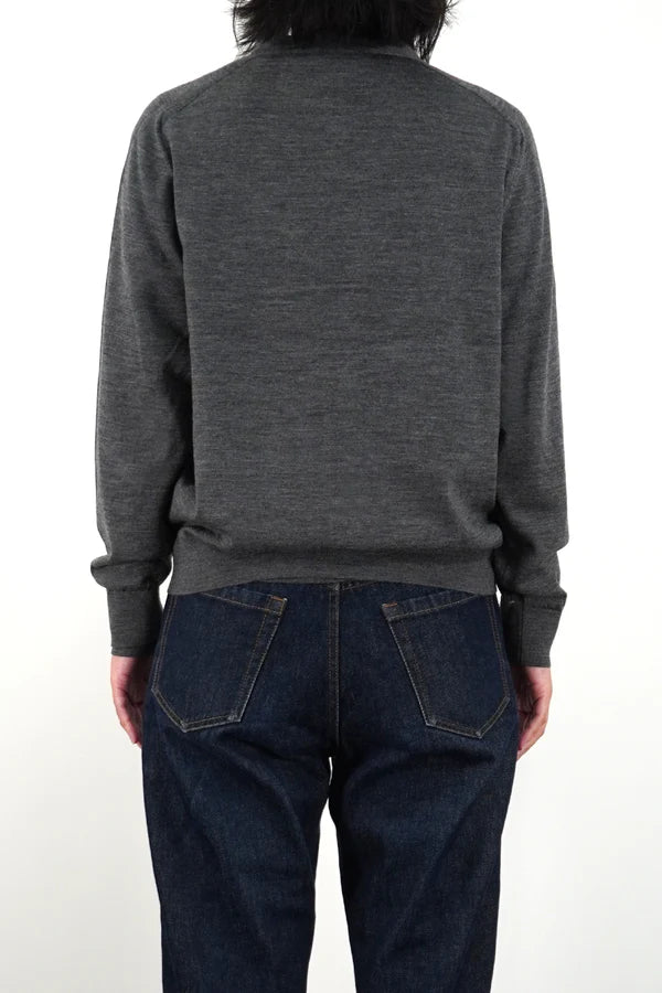 UMEDA 16GG V NECK CARDIGAN (UM302-UCD16)