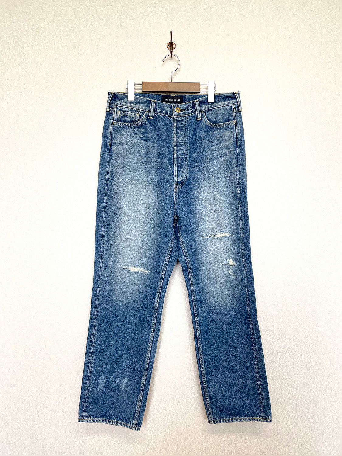 MADISONBLUE CRASHED SAROUEL PT DENIM MNS