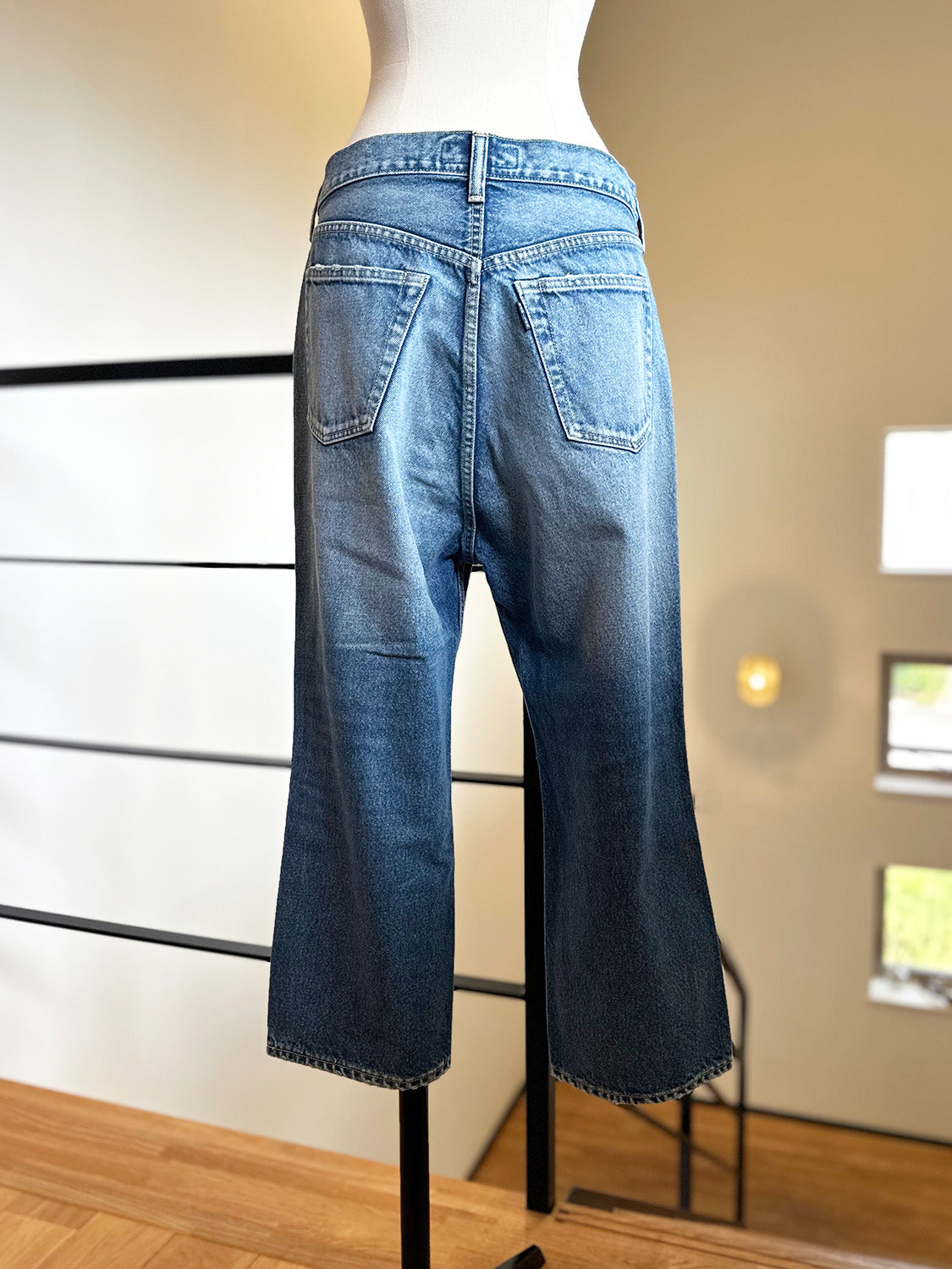 MADISONBLUE CRASHED SAROUEL PT DENIM