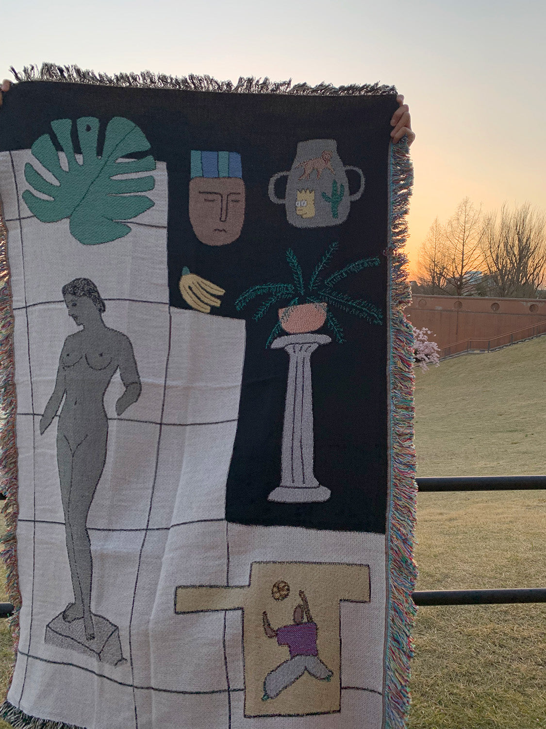 bfgf Mini Blanket "Museum"