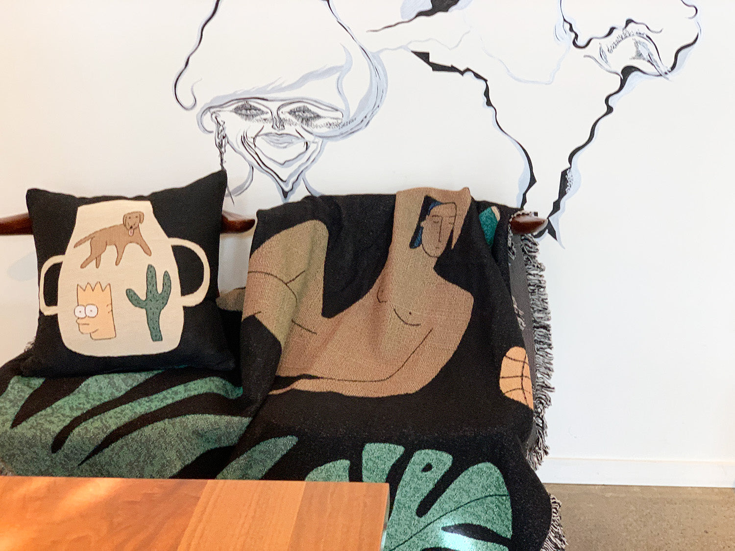 bfgf Regular Blanket "Tropical Shadows"