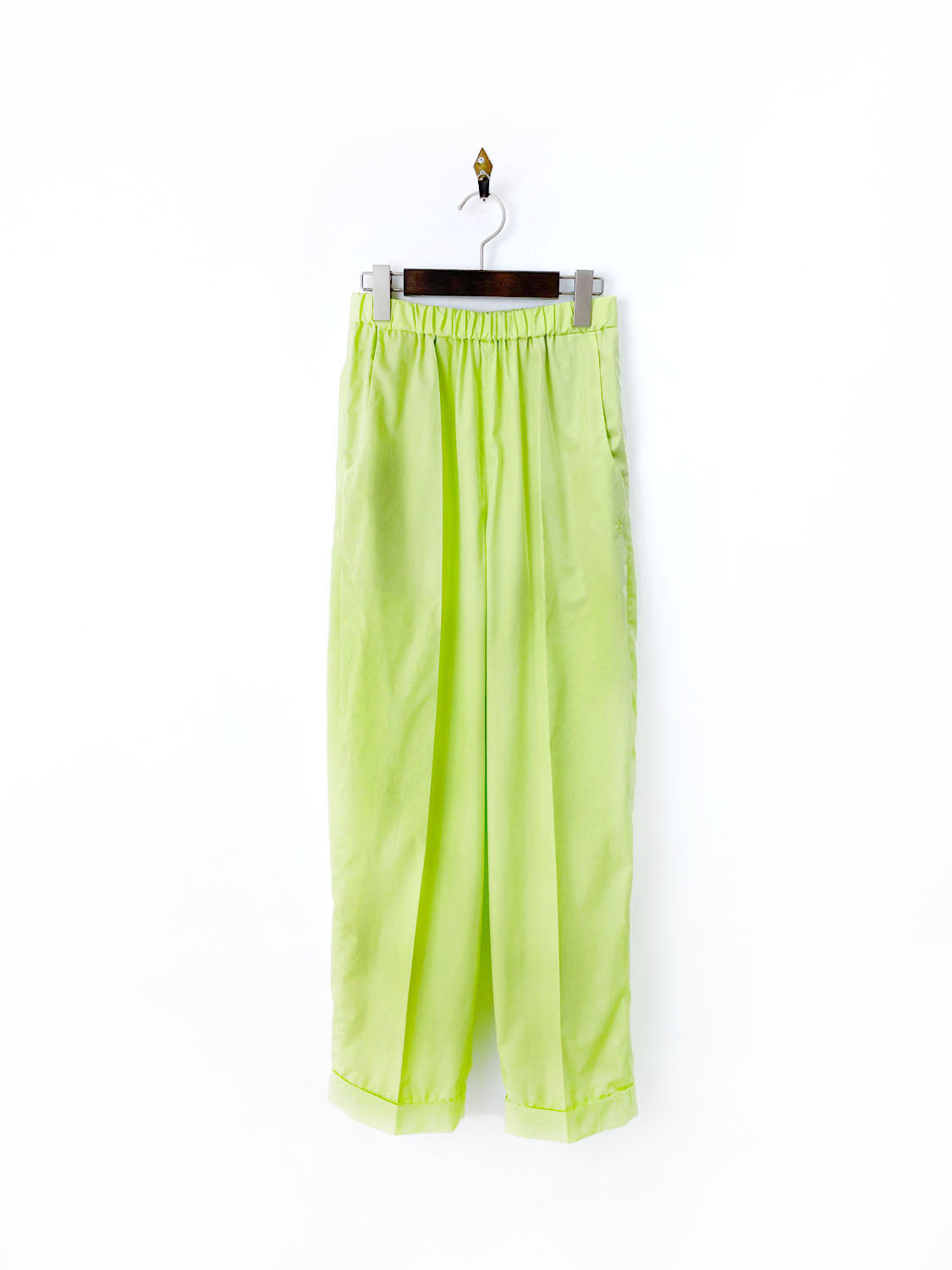 någonstans roll-up elastic tapered pants