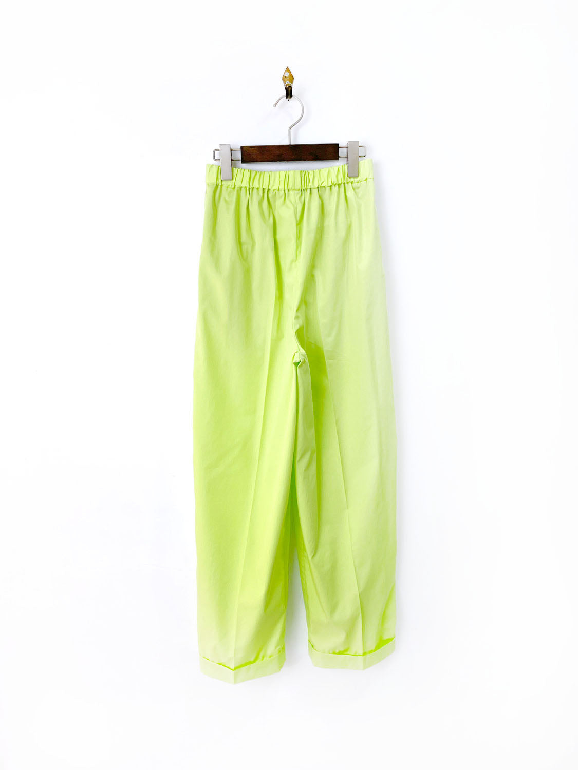 någonstans roll-up elastic tapered pants