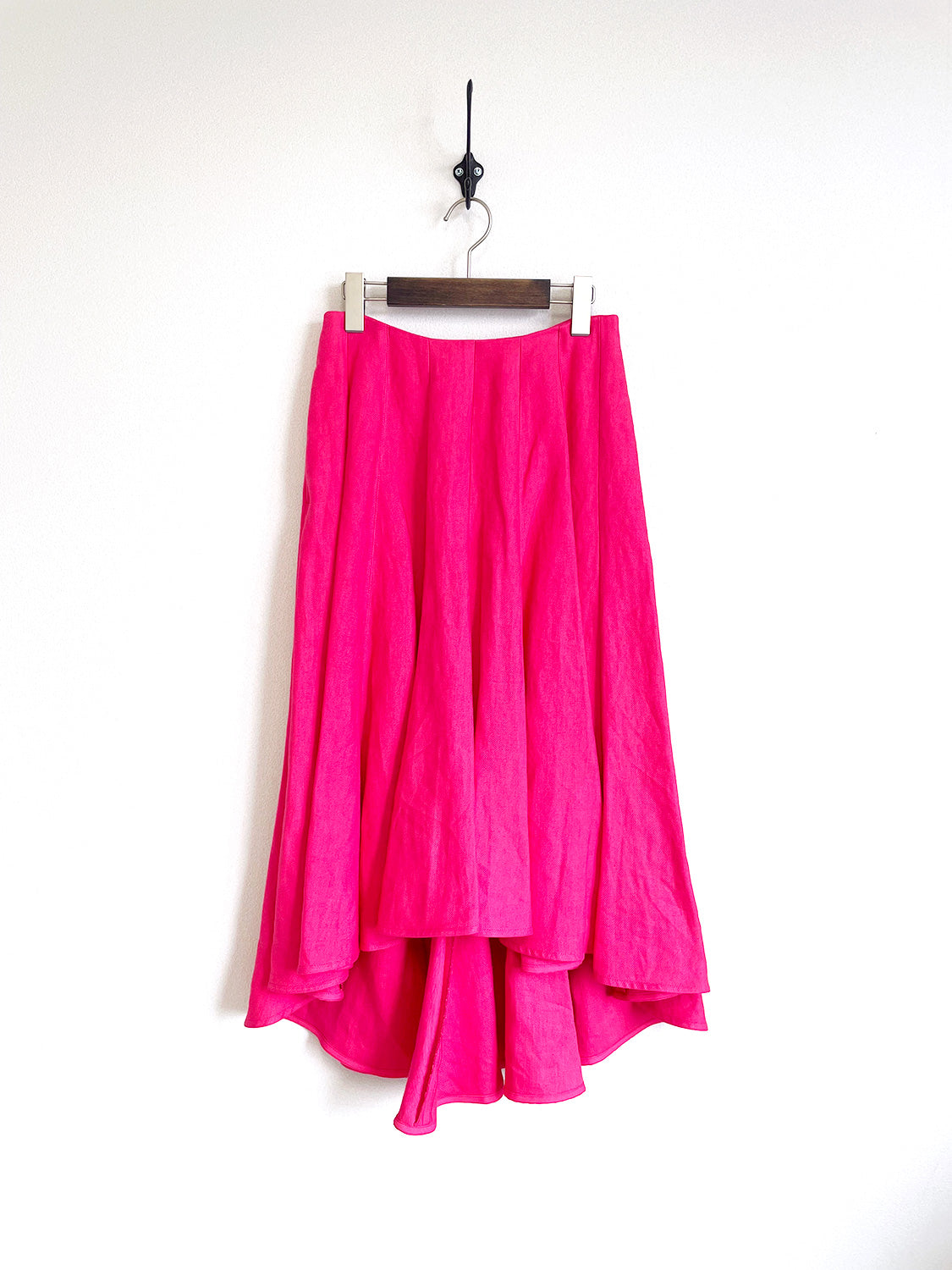 MADISONBLUE PANEL SKIRT LINEN TWILL