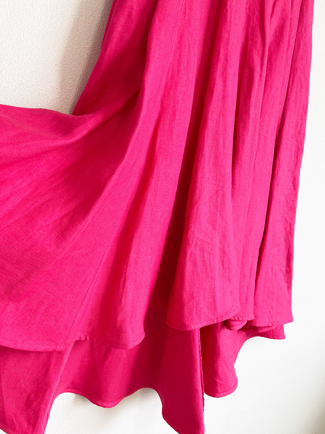 MADISONBLUE PANEL SKIRT LINEN TWILL