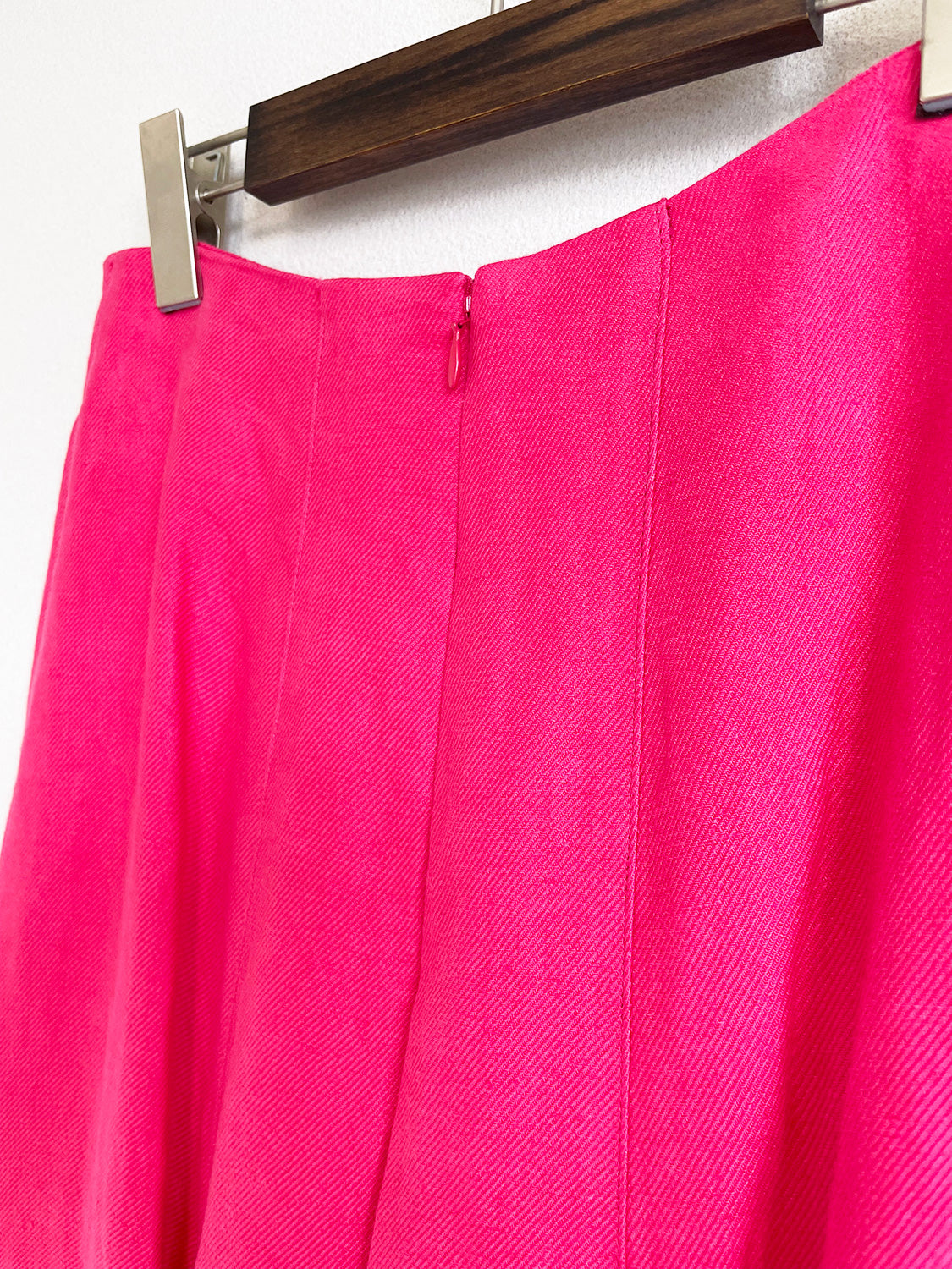 MADISONBLUE PANEL SKIRT LINEN TWILL