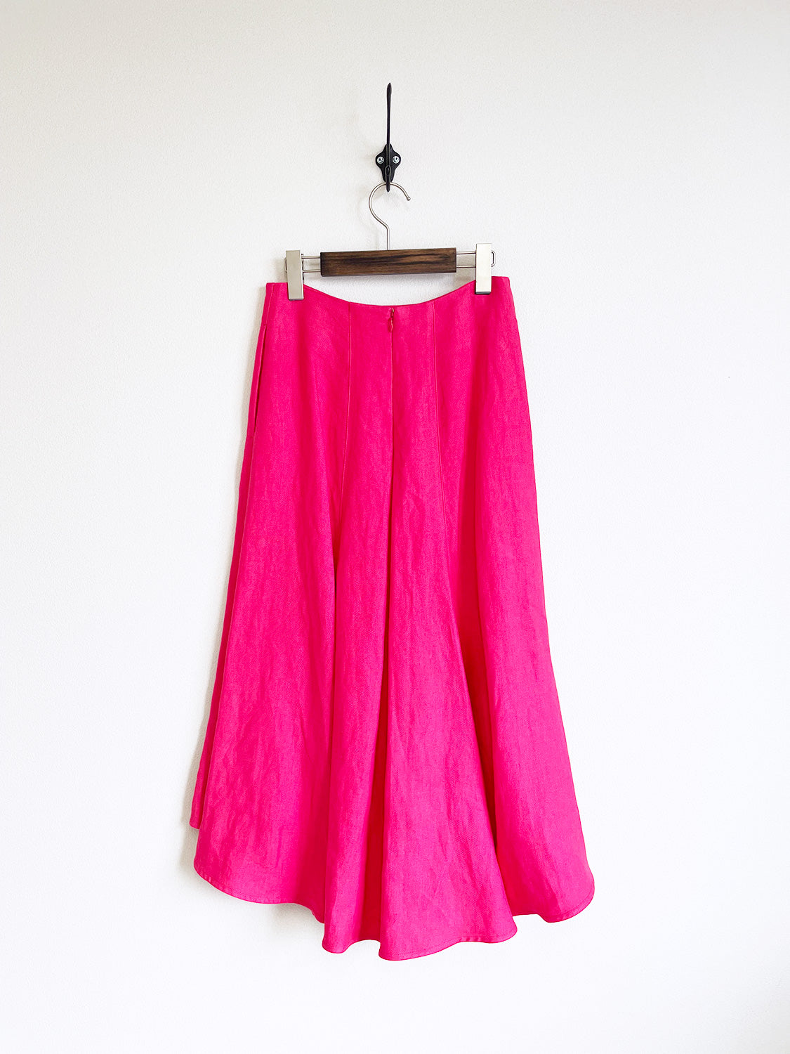 MADISONBLUE PANEL SKIRT LINEN TWILL