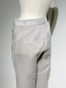 AMOMENTO SHEER STRAIGHT FIT PANTS