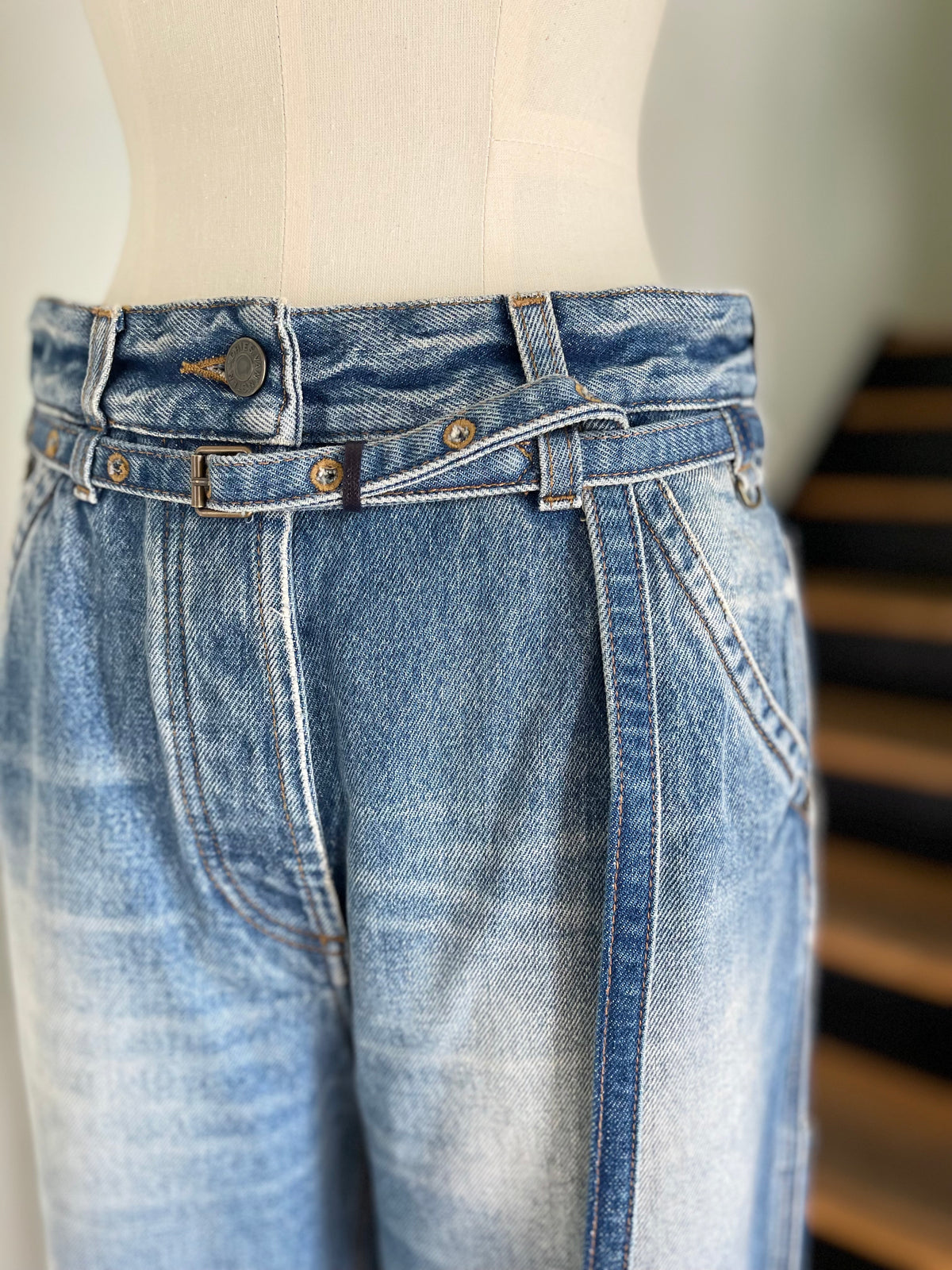 DRIES VAN NOTEN【262-010926】PIPPAZ 4414 W.W.DENIM PANTS