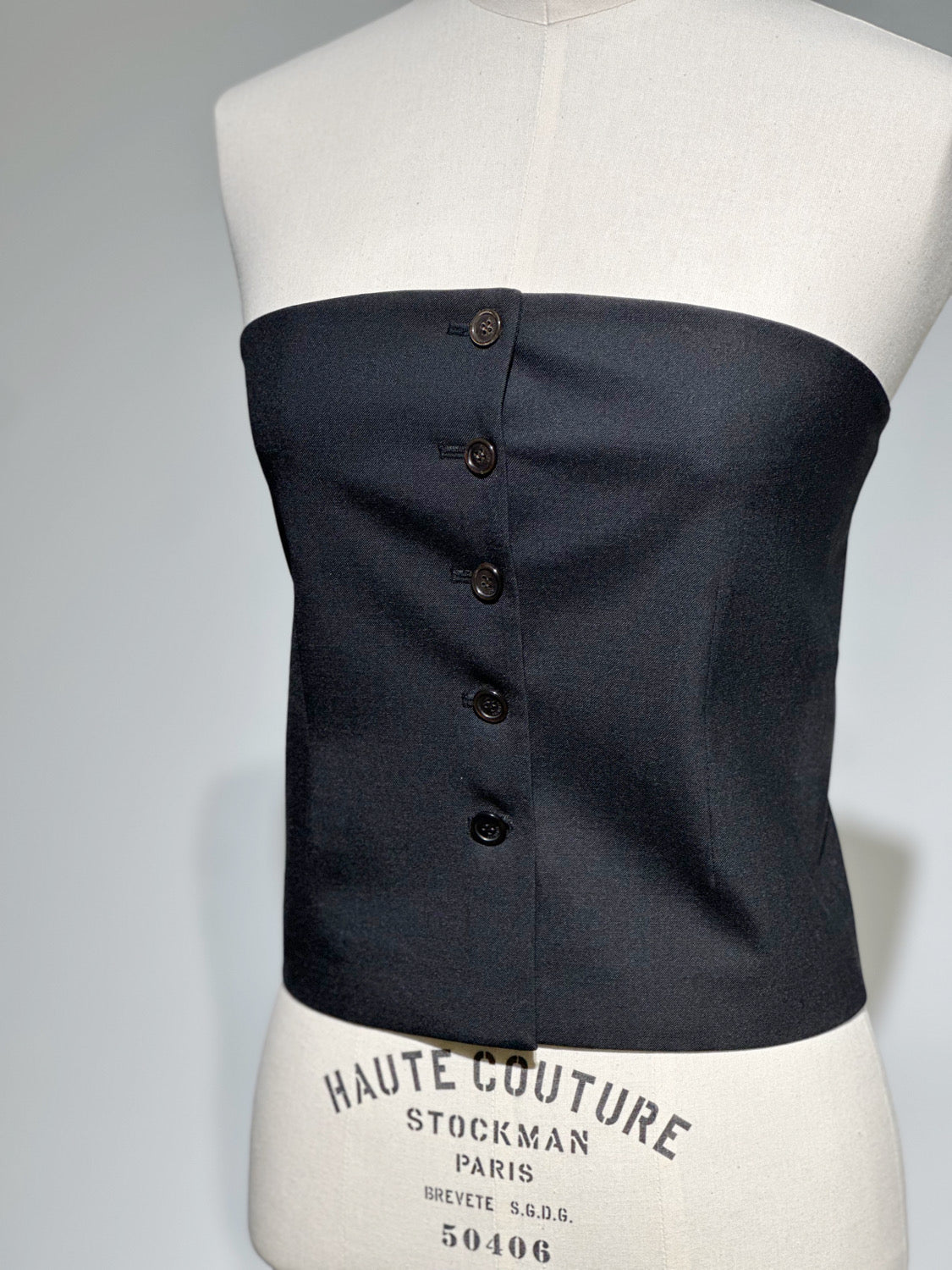 AMOMENTO BUTTON UP BUSTIER