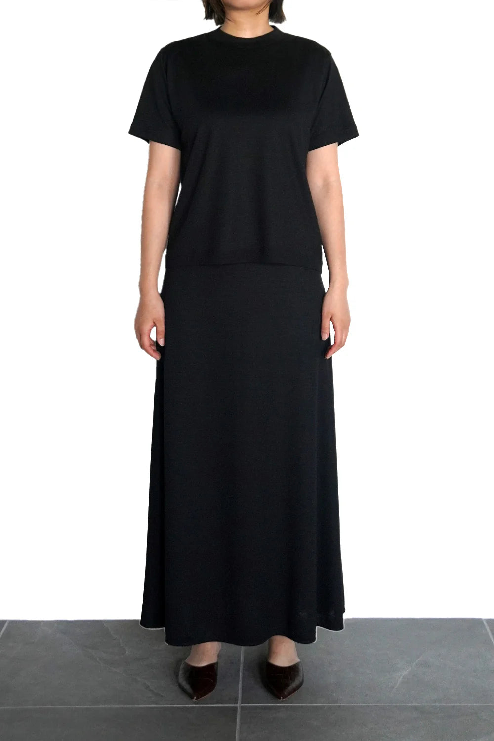 WRAPINKNOT【MCS18・FLEAR MAXI SKIRT】