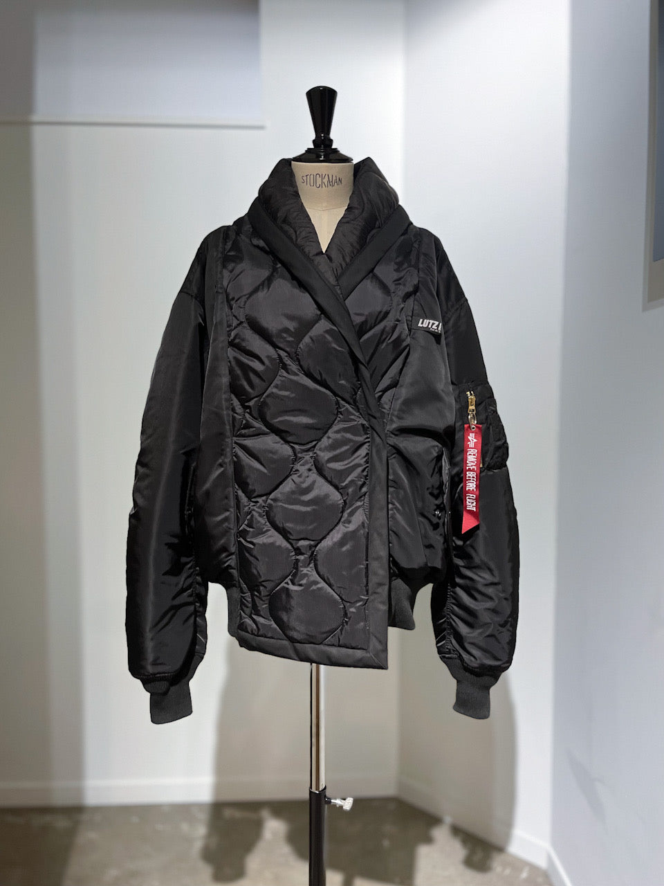 LUTZ HUELLE  DUVET BOMBER MA-1 JACKET