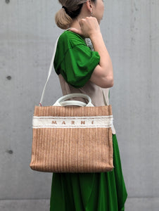 MARNI  SHMP0077L0 ラフィアエフェクトトートBAG